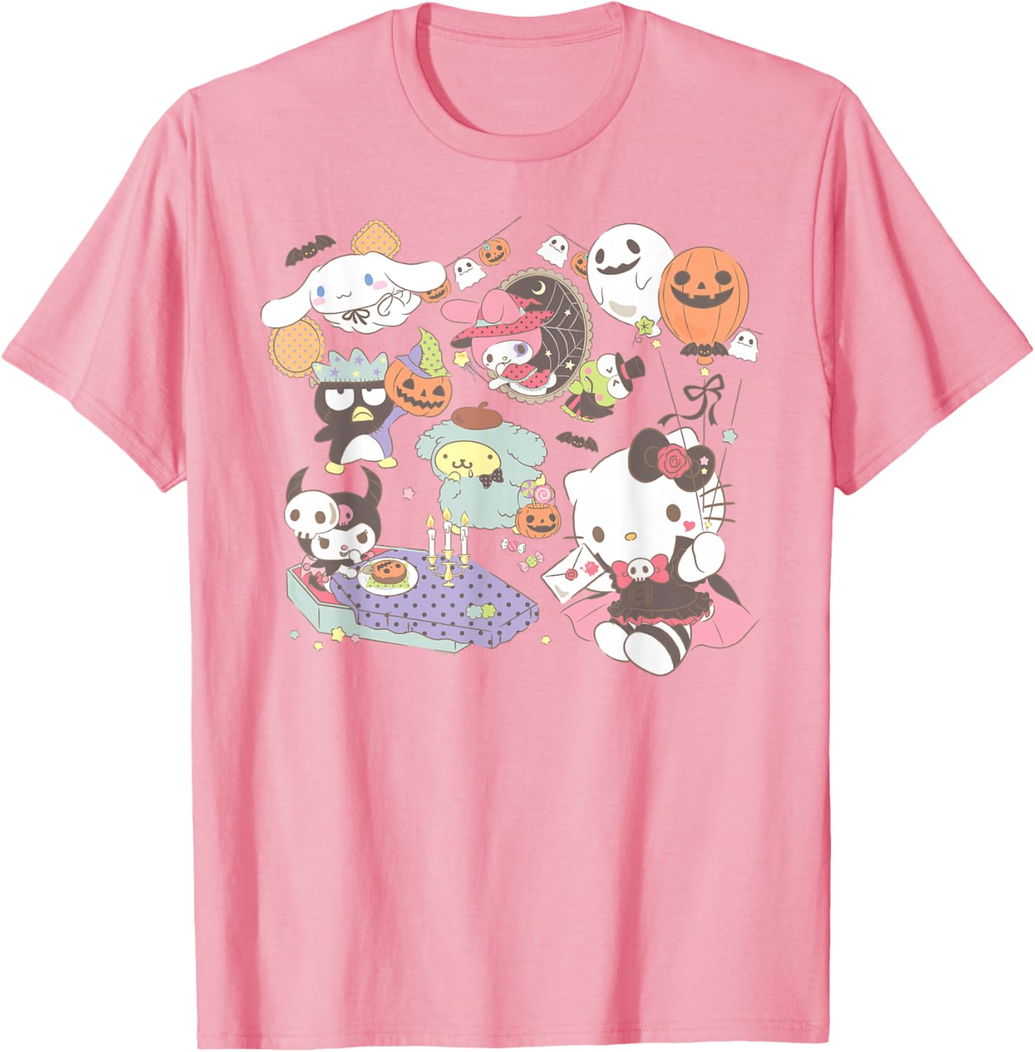 Sanrio Characters Halloween T-Shirt Fun Costume Party Apparel - 2