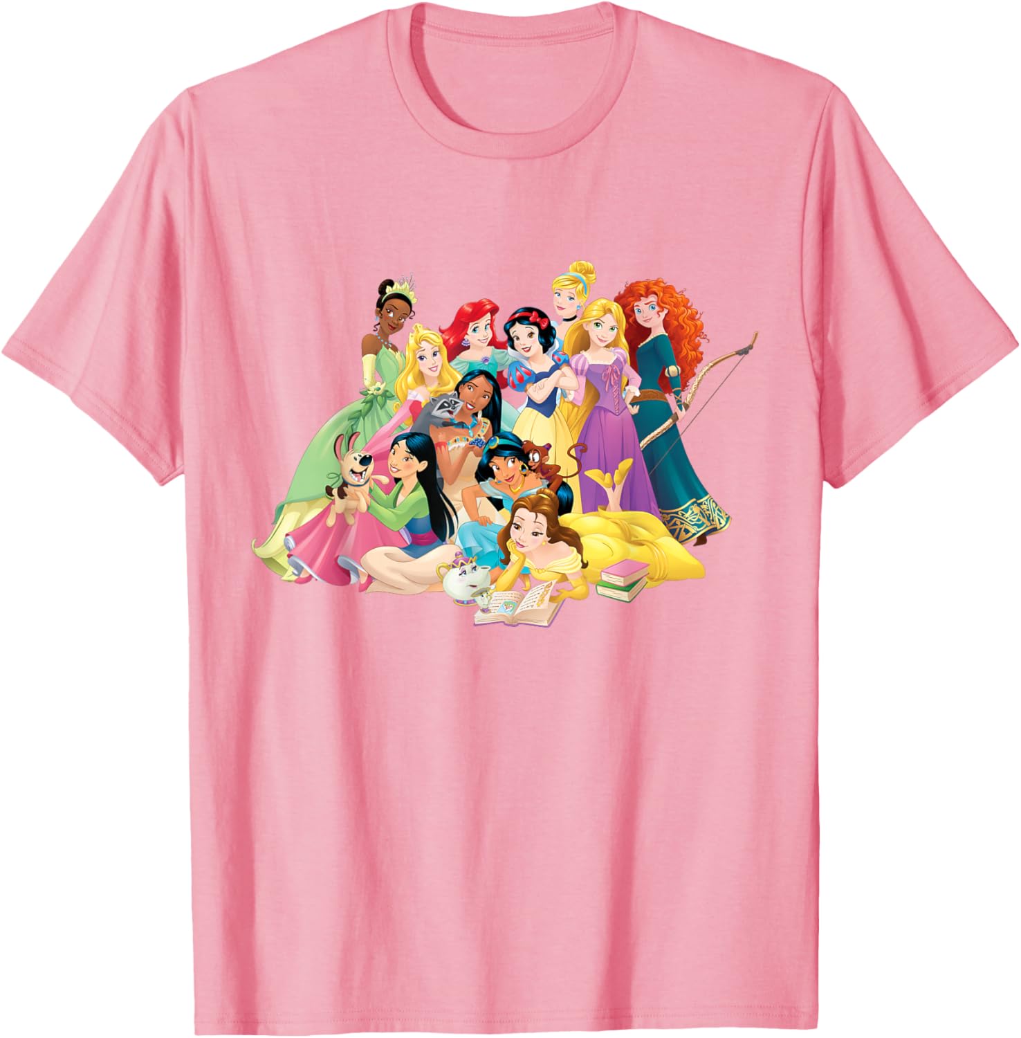 Disney Princess Long Sleeve T-Shirt for Kids - Group Photo Design - 7