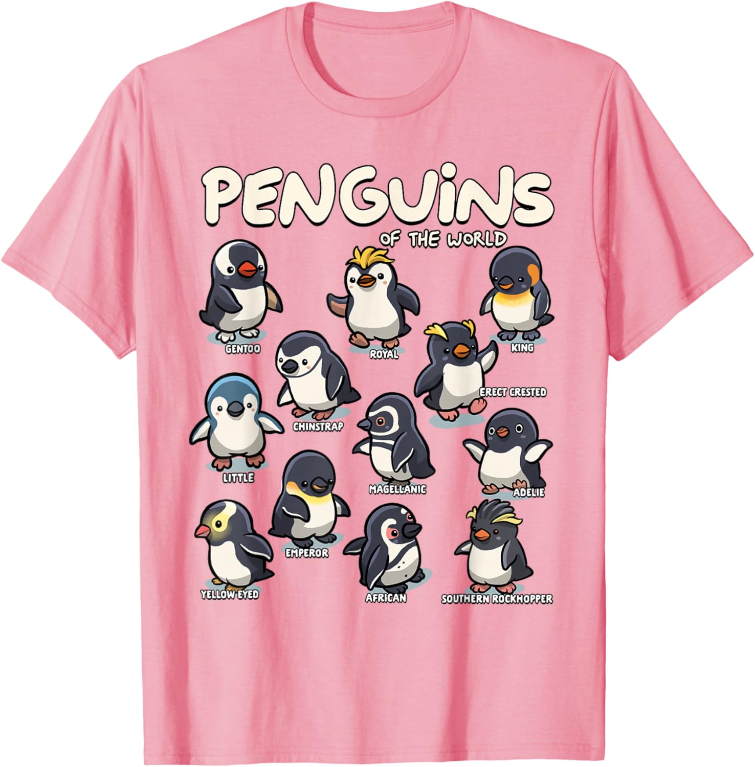 Cute Penguin Lovers T-Shirt for Animal Fans - Stylish Penguin Apparel - 26
