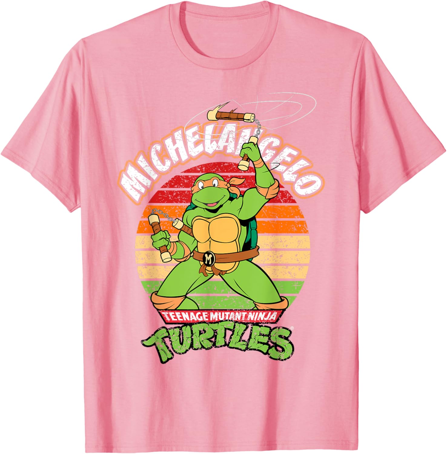 Mademark TMNT Michelangelo Ready For Action T-Shirt for Kids and Adults - 12