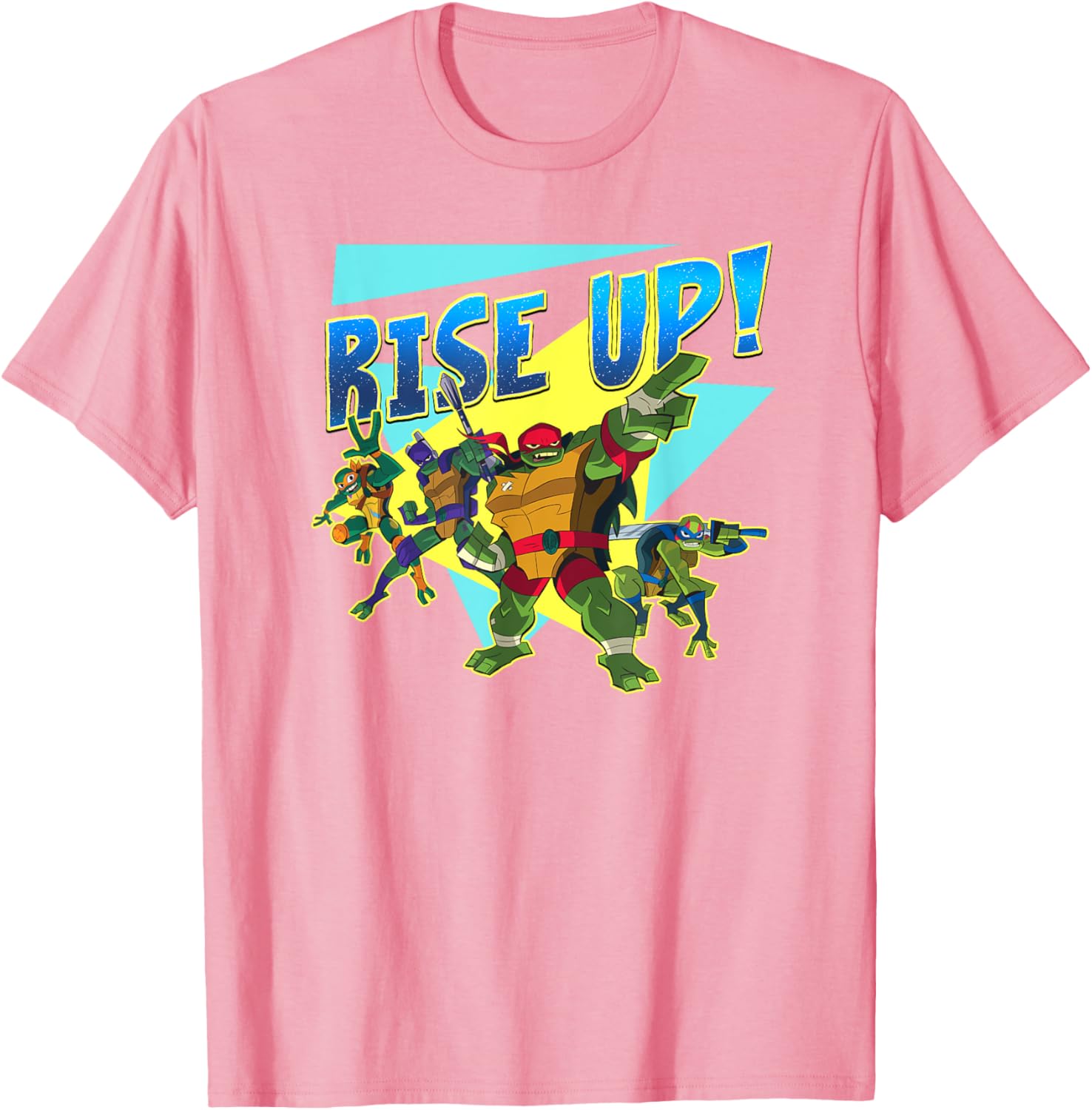 Mademark TMNT Rise Up T-Shirt for Fans of Teenage Mutant Ninja Turtles - 10