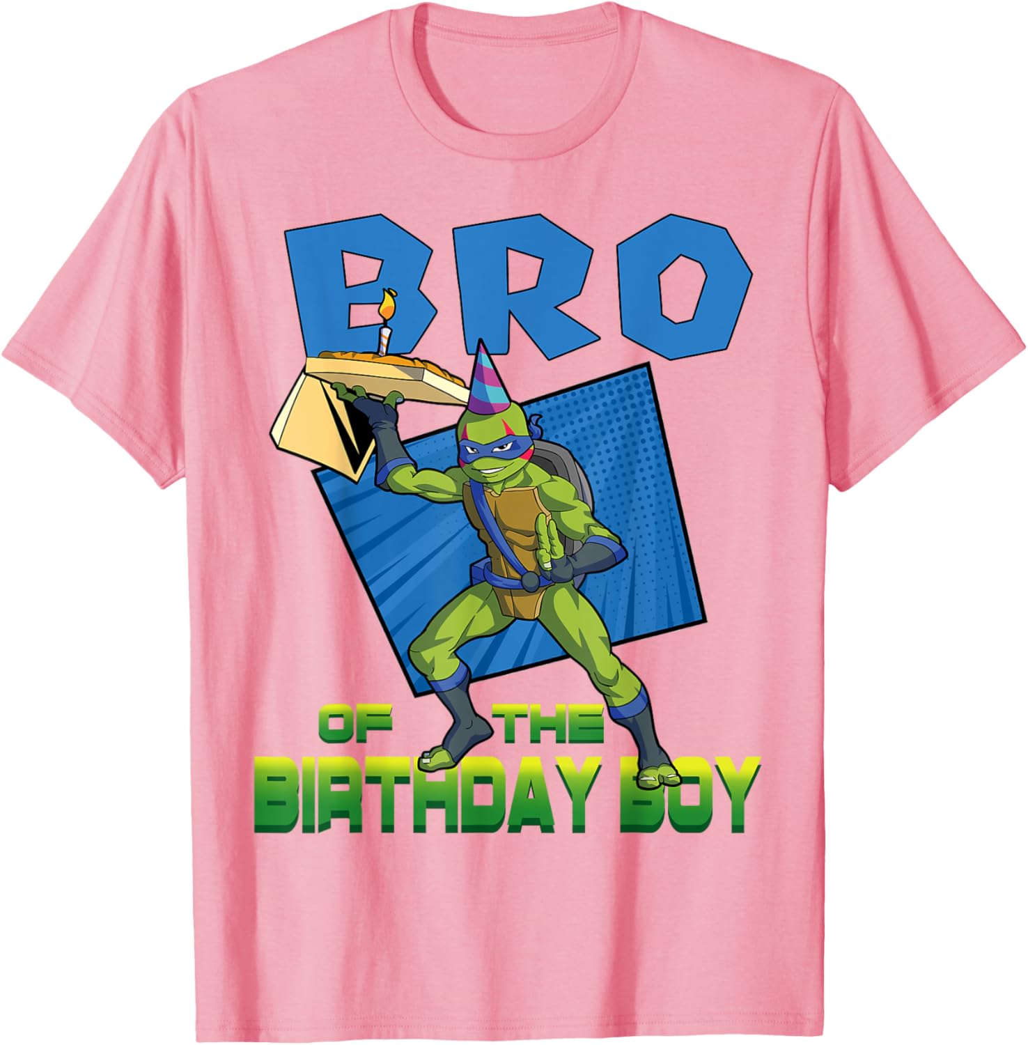 Mademark Teenage Mutant Ninja Turtles Leo Birthday Pizza Party T-Shirt - 19