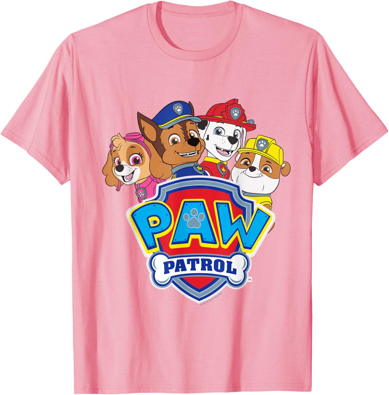 Paw Patrol Logo Group T-Shirt for Kids - Fun and Stylish Apparel - 8