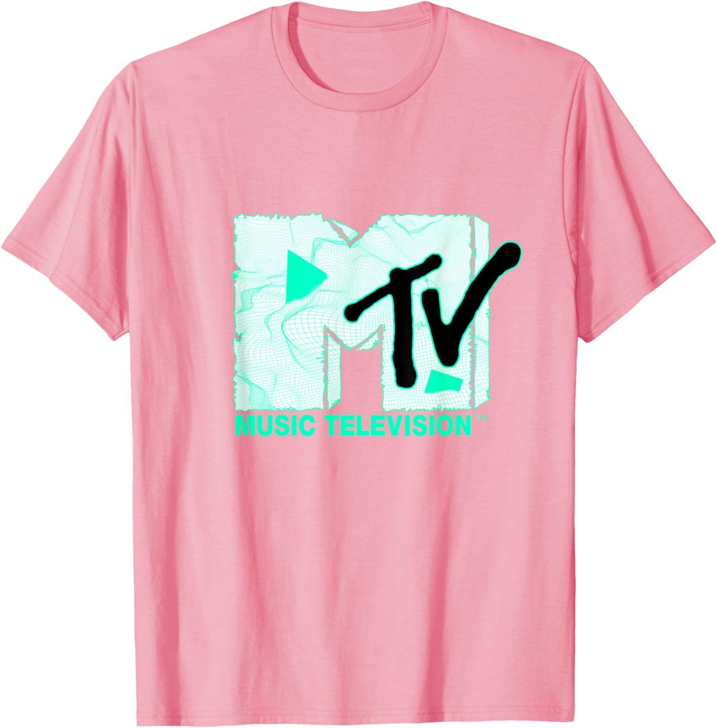Mademark x MTV Green Vector Logo T-Shirt - Stylish Landscape Tee - 4