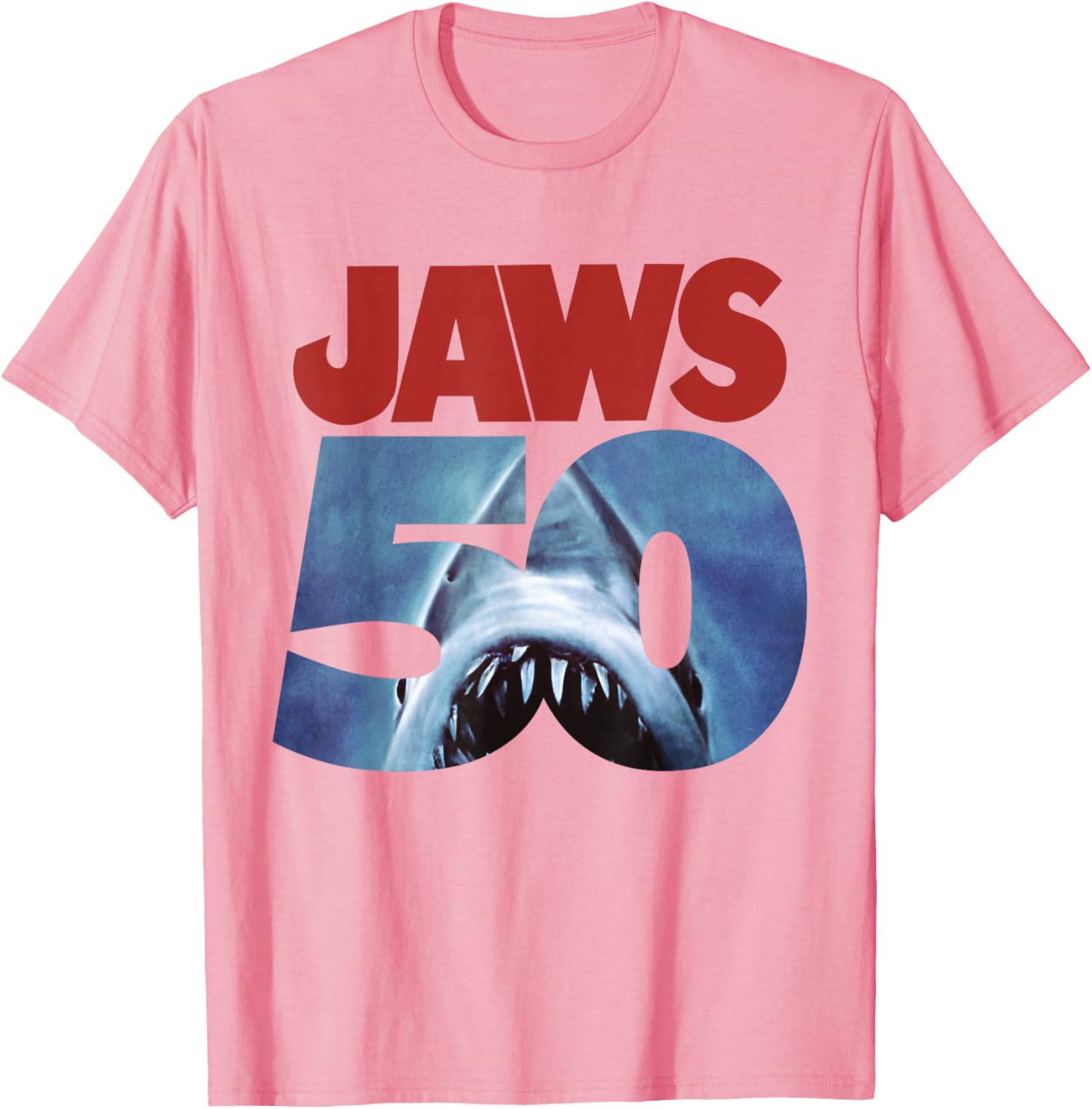 Jaws 50th Anniversary Front and Back T-Shirt for Movie Fans and Collectors - 25