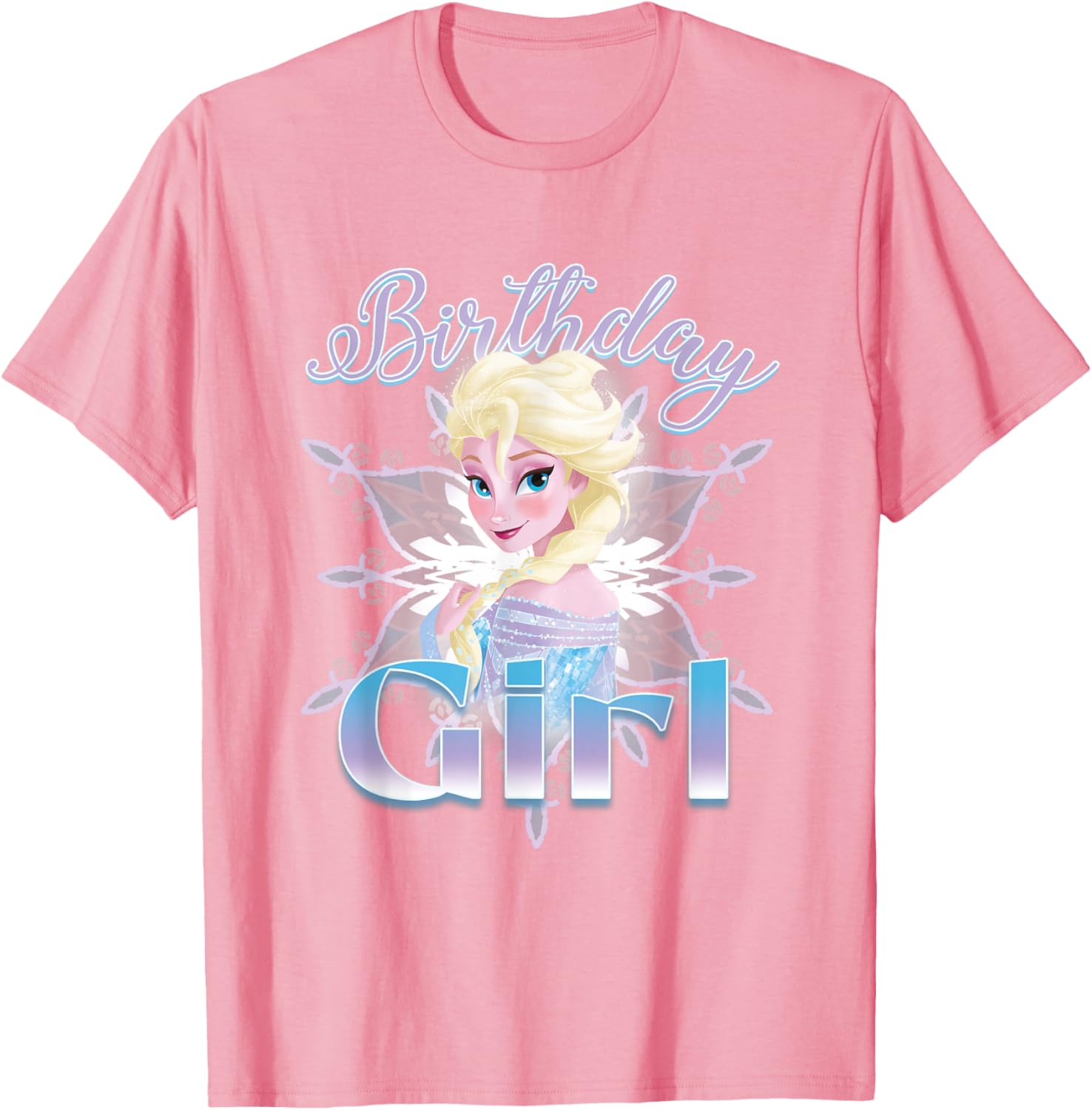 Disney Frozen Elsa Birthday Girl T-Shirt for Girls - Cute Graphic Tee - 9