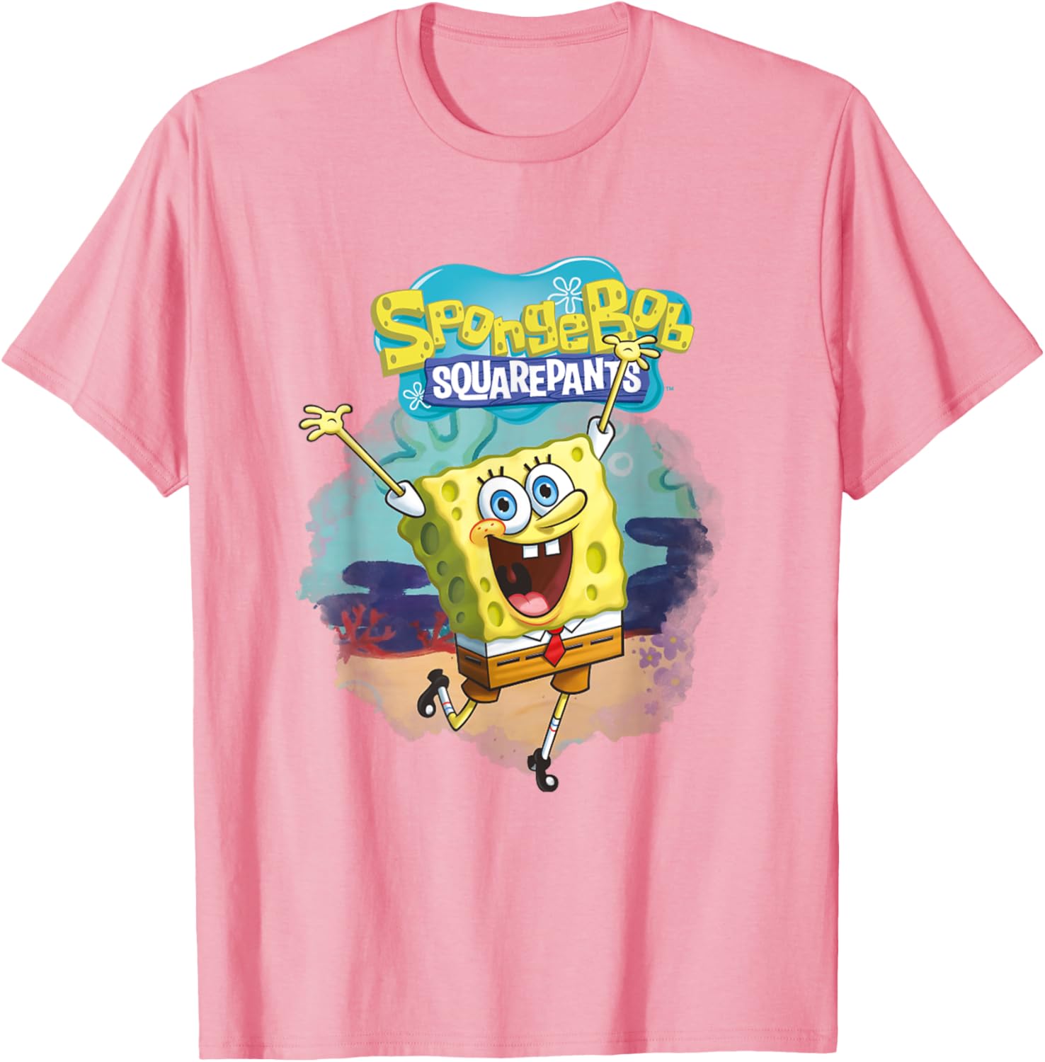 Mademark SpongeBob SquarePants Dancing in the Ocean T-Shirt for Kids - 3