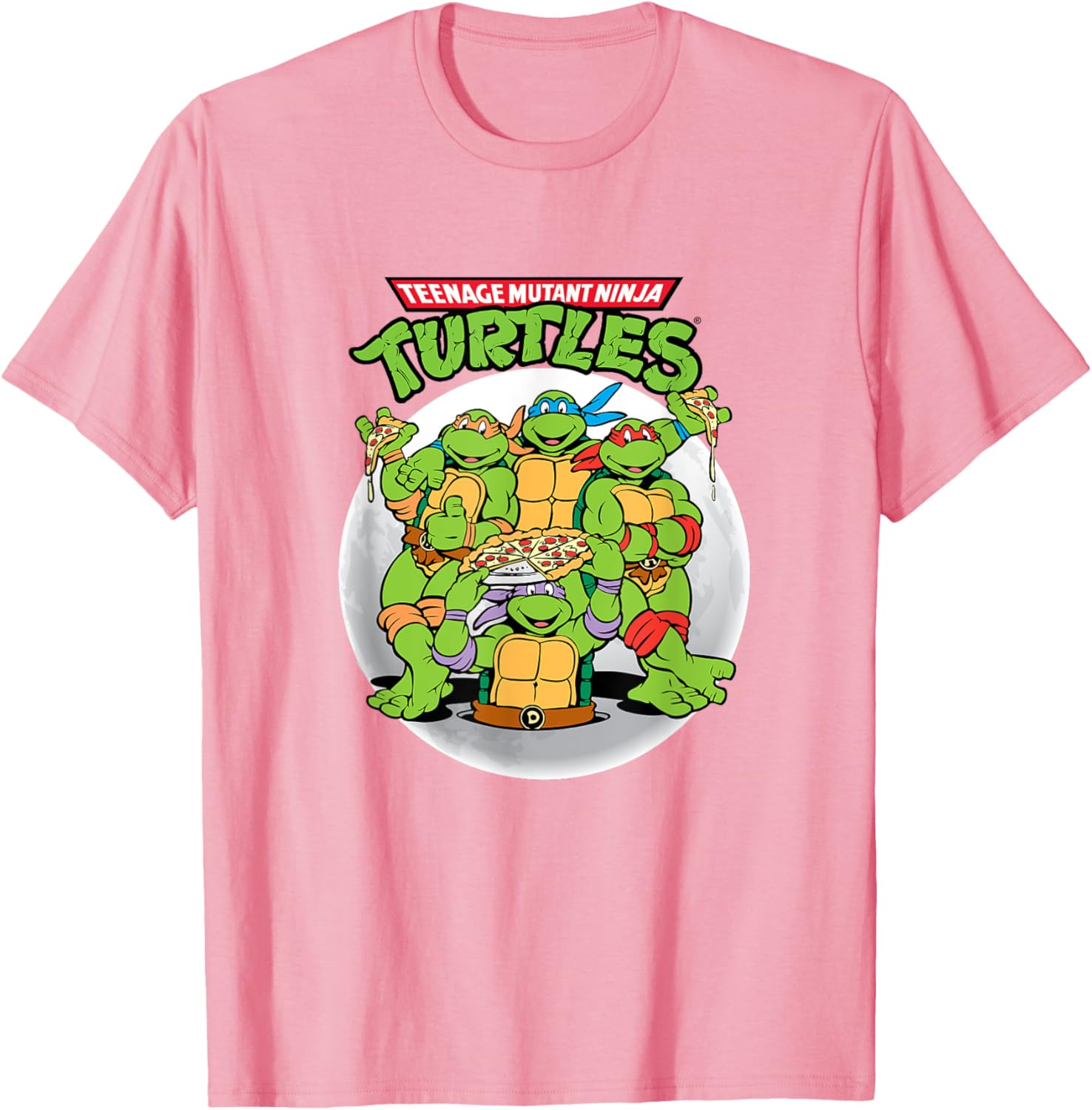 Mademark Teenage Mutant Ninja Turtles Classic Full Moon T-Shirt - 4