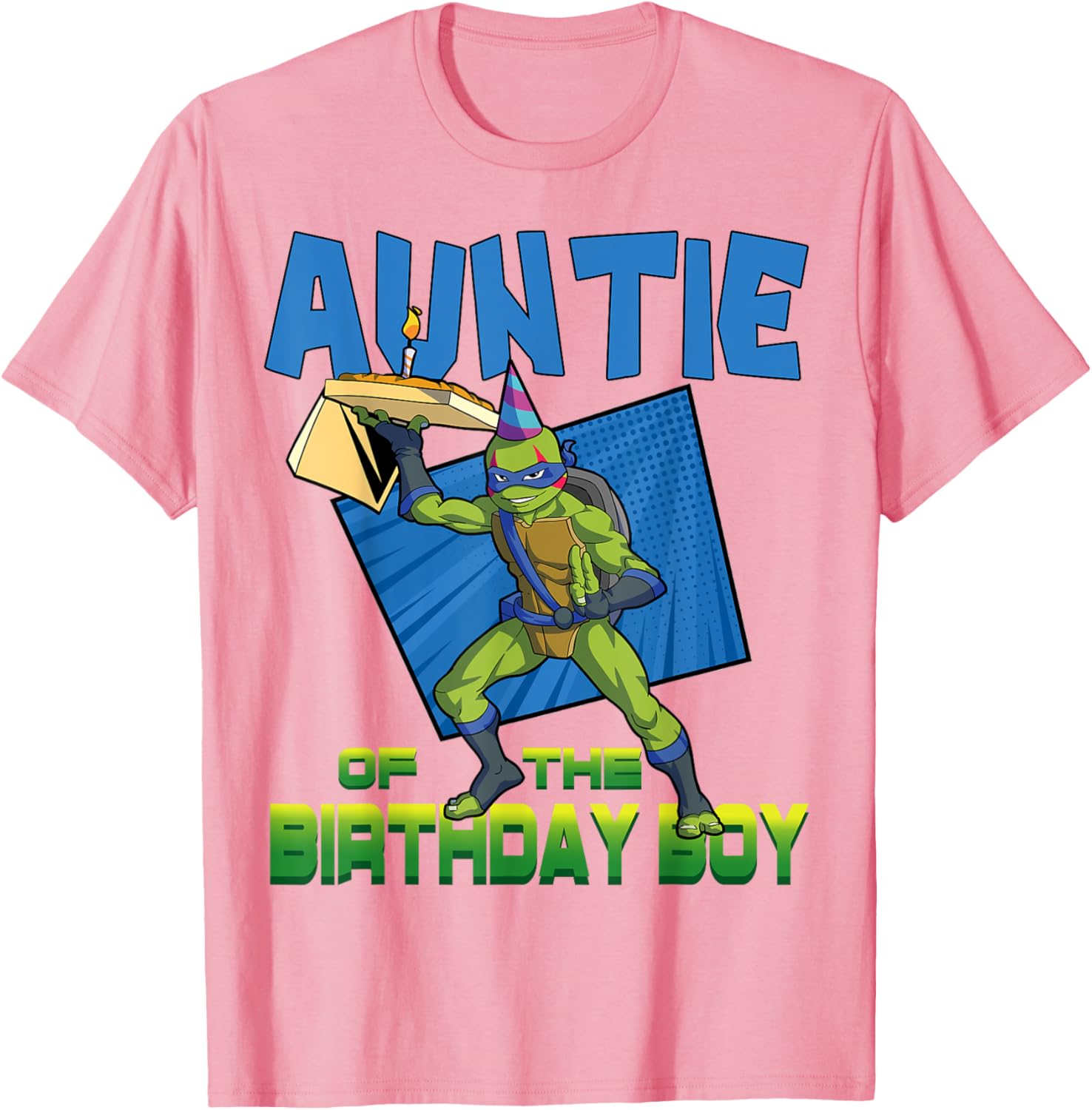 Mademark Teenage Mutant Ninja Turtles Leo Birthday Boy Pizza Party T-Shirt - 14