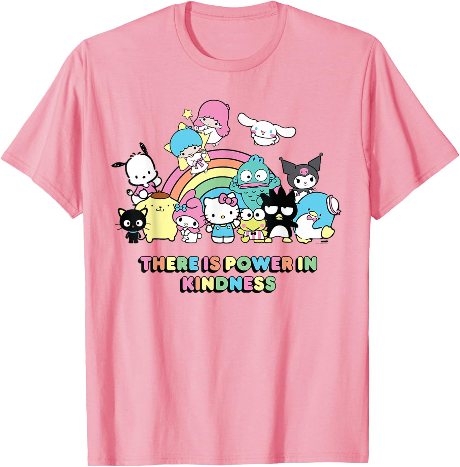 Sanrio Hello Kitty Friends Power in Kindness Classic Fit T-Shirt - 6