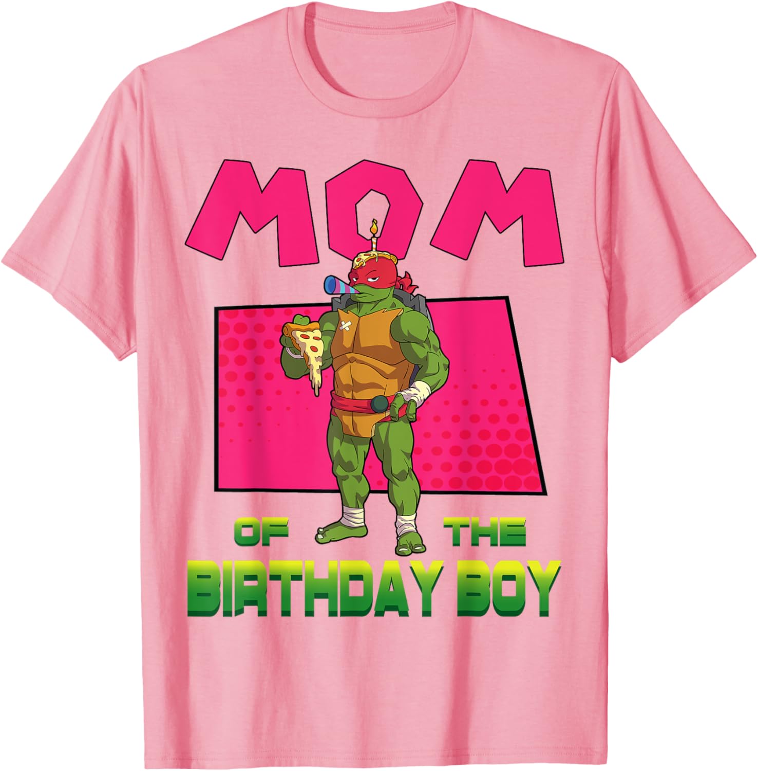 Mademark TMNT Raph Birthday Boy Pizza Party T-Shirt for Kids - 20