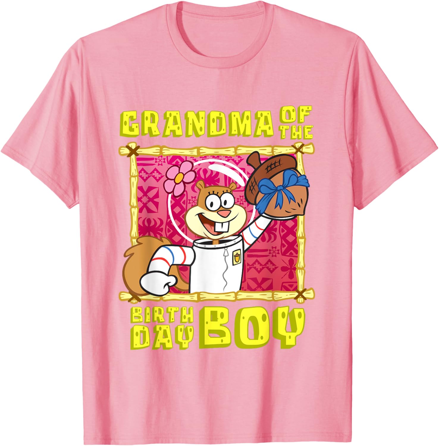 Mademark SpongeBob Sandy Grandma Birthday Boy T-Shirt Gift for Grandma - 5