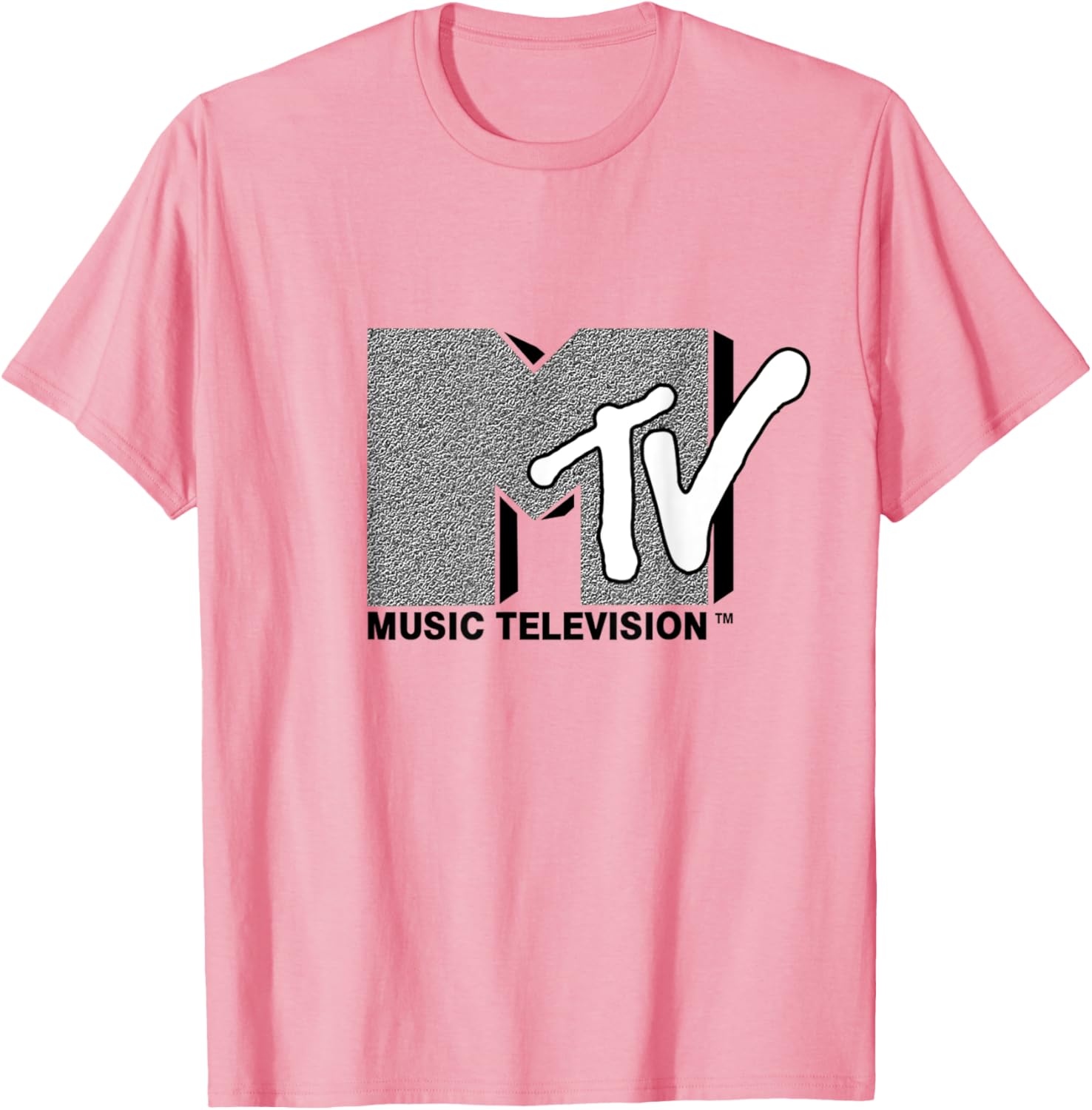 Mademark x MTV Classic MTV Logo Wall Structure T-Shirt for Style Lovers - 4