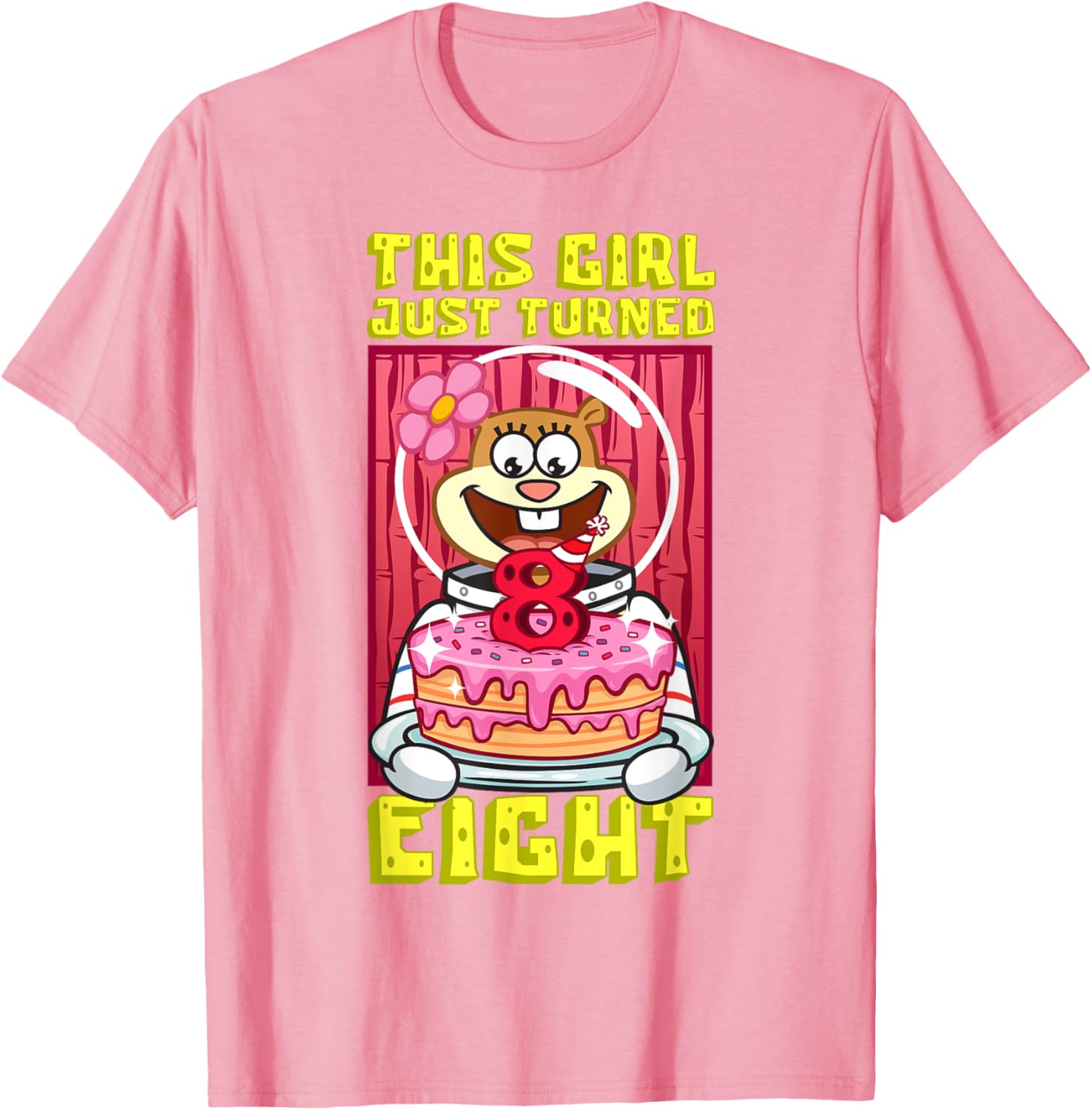 Mademark x SpongeBob SquarePants Sandy 8th Birthday Fun T-Shirt - 9