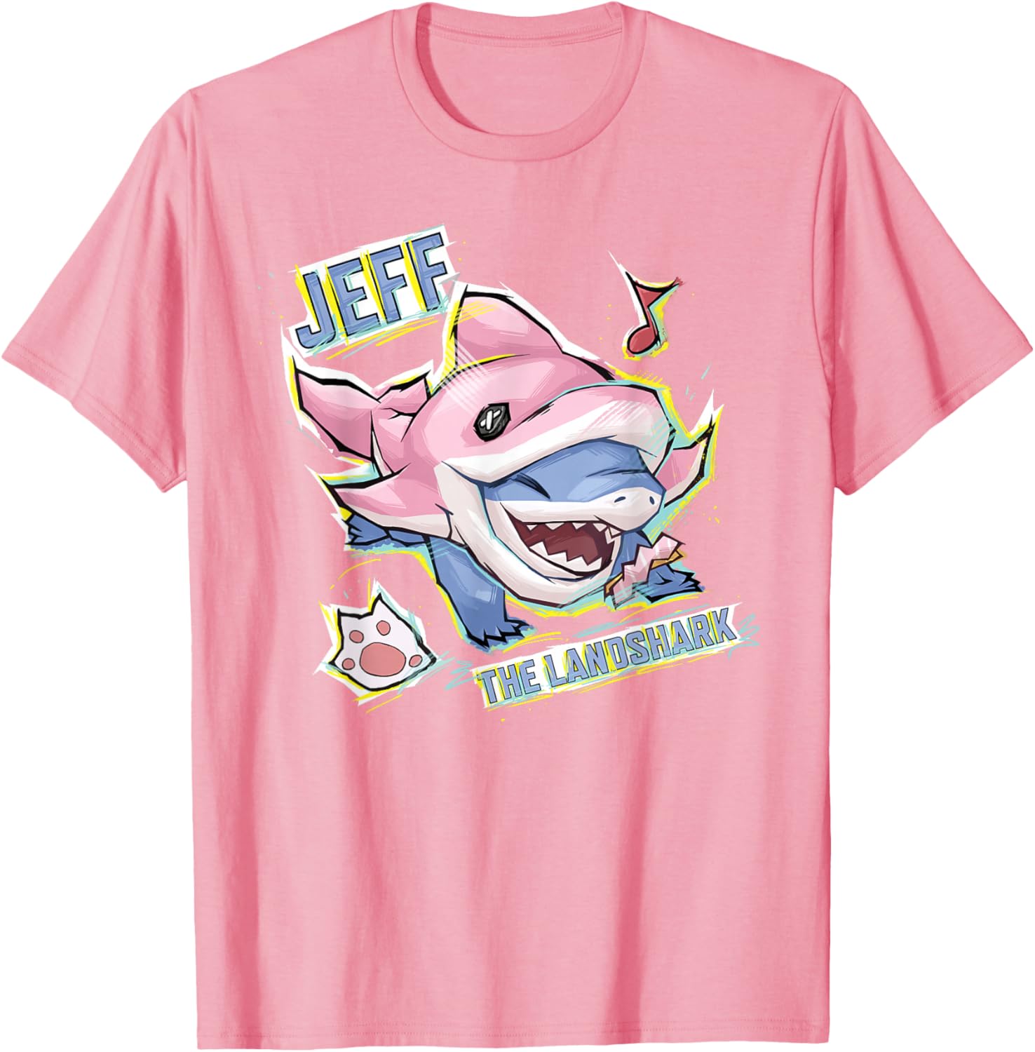 Marvel Rivals PVP Jeff the Land Shark Dolphin Skin T-Shirt for Fans - 16