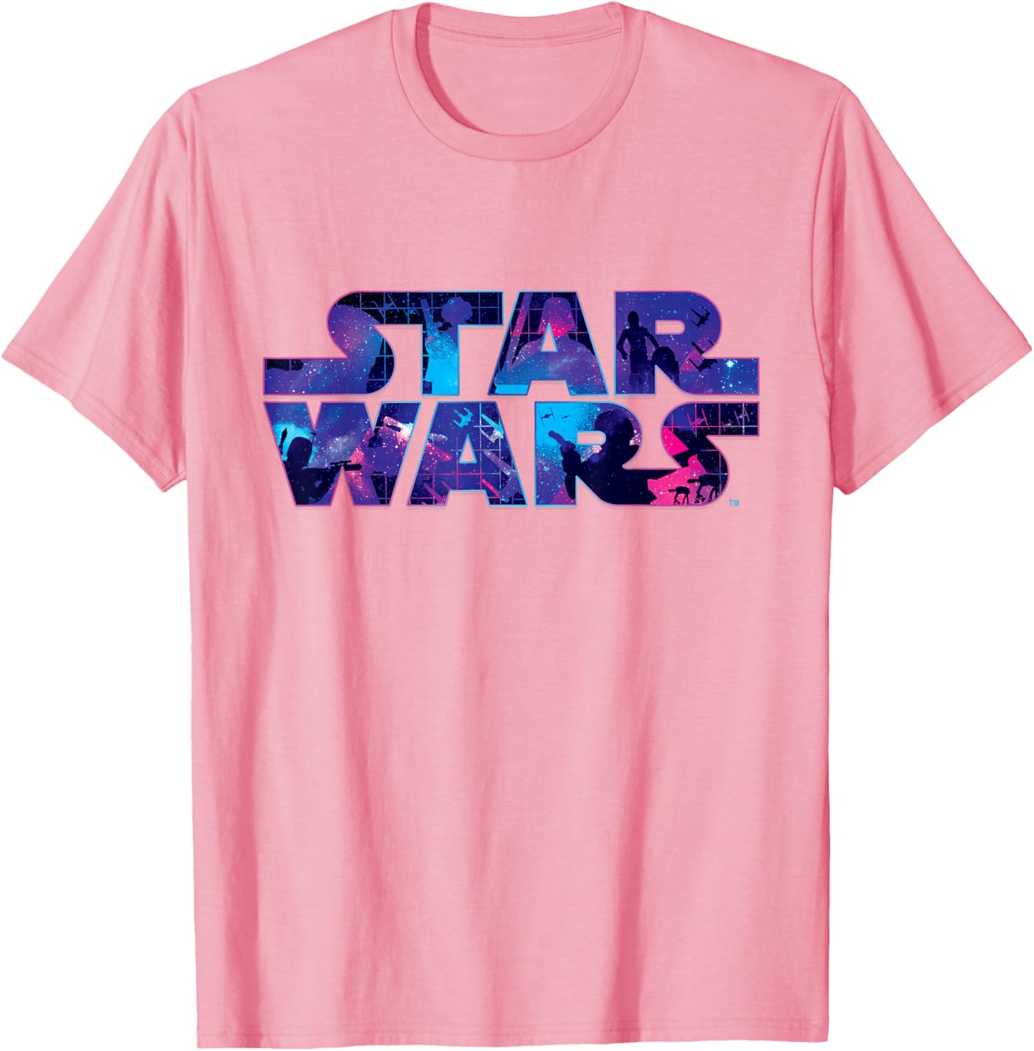 Retro 90s Star Wars Logo Galaxy T-Shirt for Fans of Classic Sci-Fi - 15