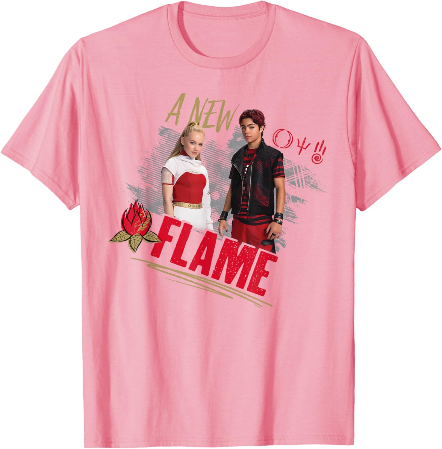 Disney Zombies 4 Nova and Victor A New Flame T-Shirt for Fans - 9