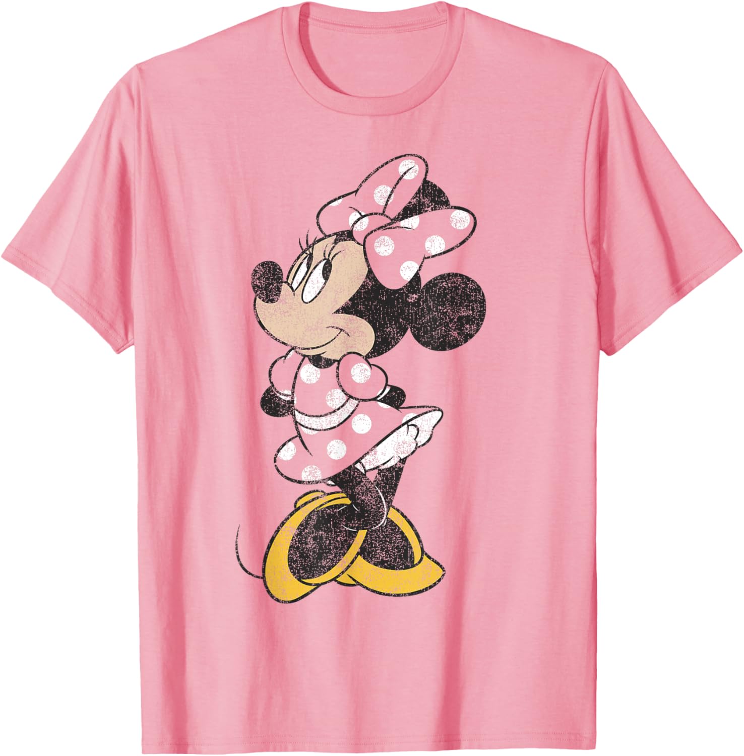 Minnie Mouse Distressed T-Shirt - Fun Disney Apparel for Every Fan - 1