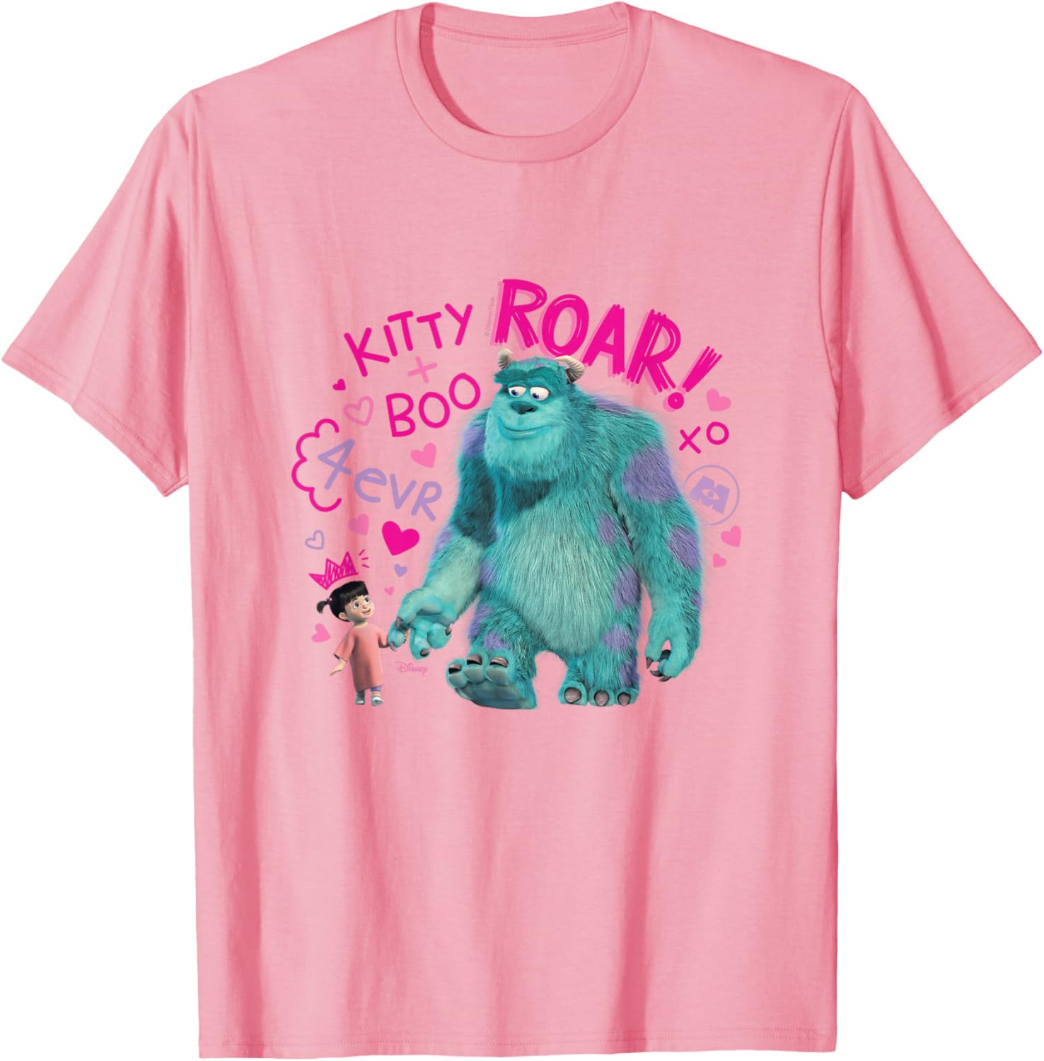 Monsters Inc Kitty and Boo Forever T-Shirt for Kids and Adults - 10