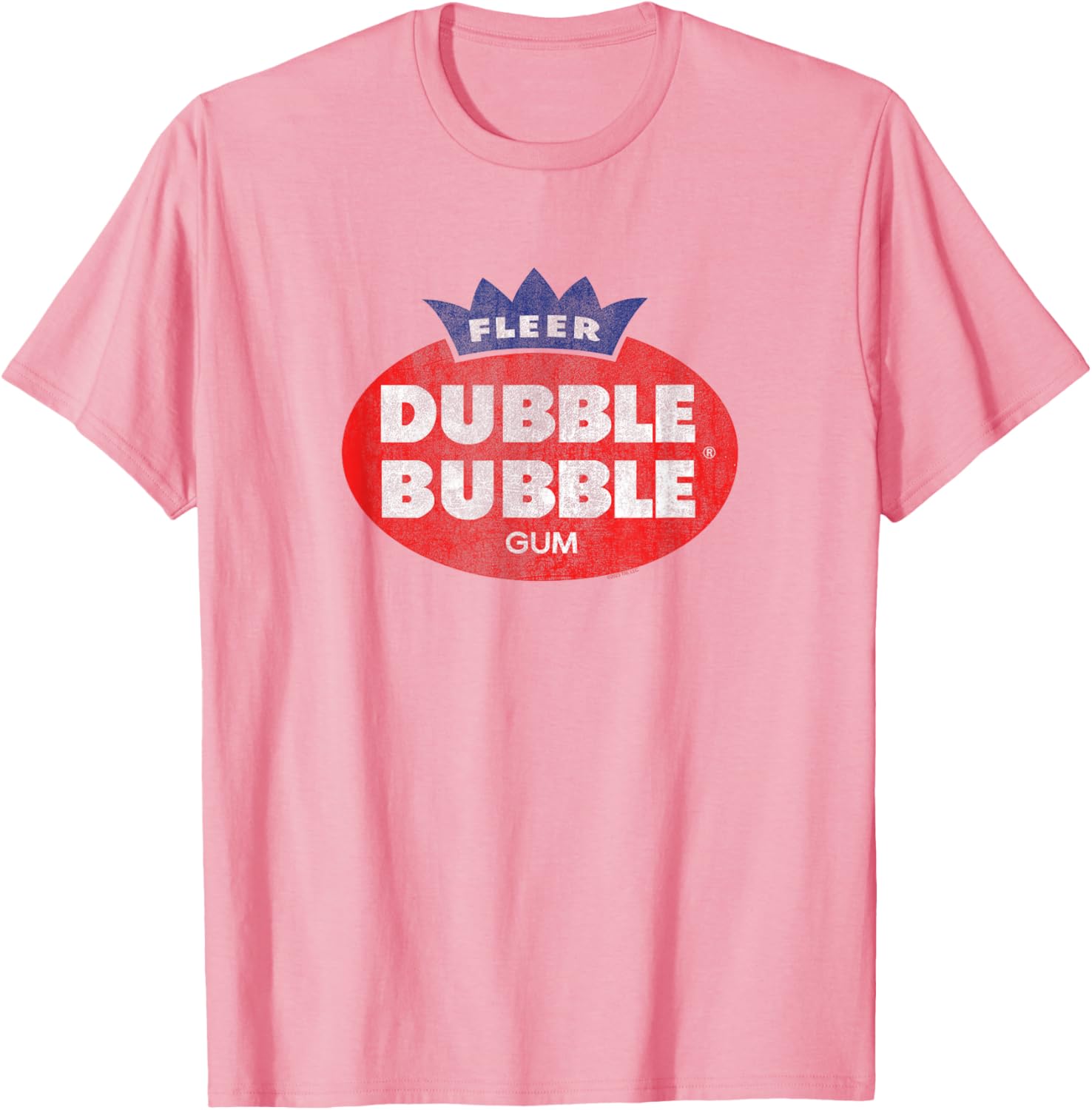 Dubble Bubble Classic Oval Logo Bubblegum Candy T-Shirt for Fun Style - 1