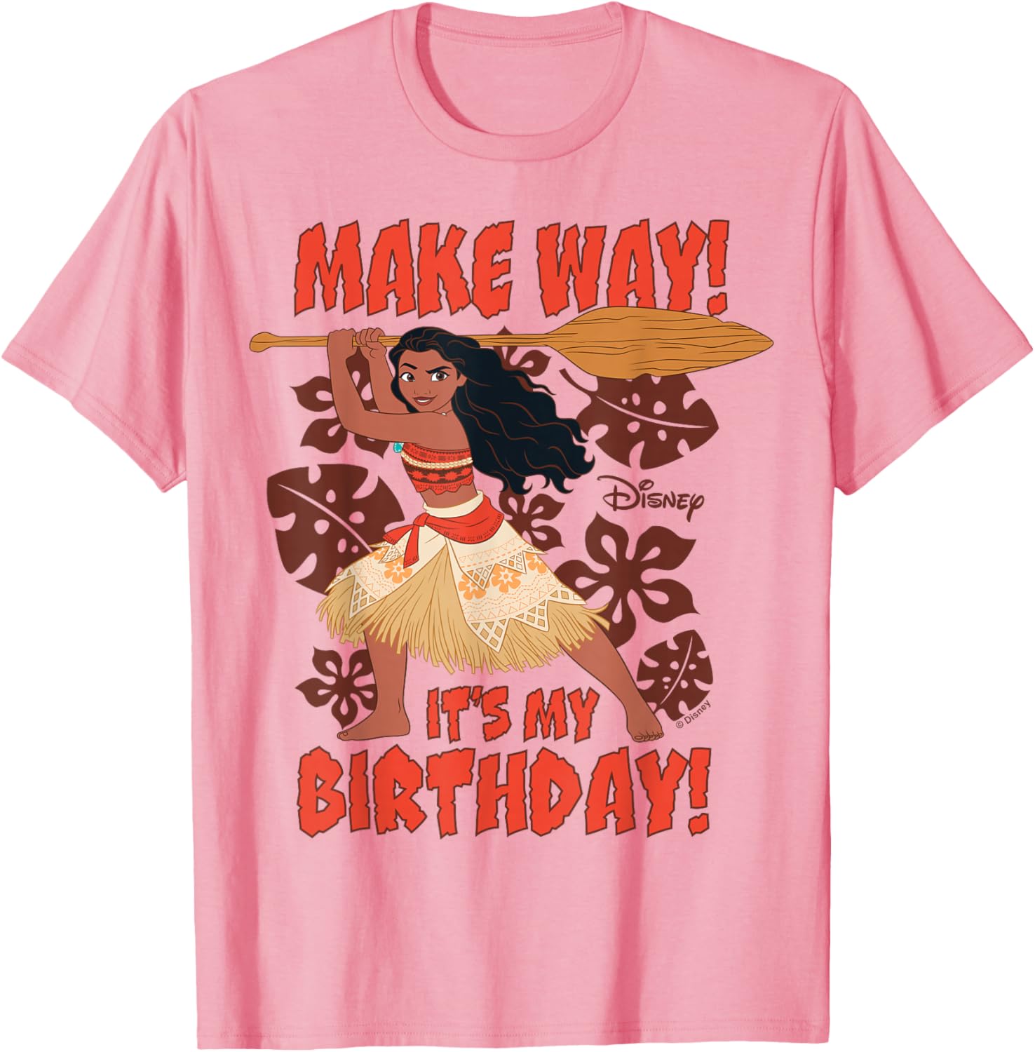 Moana Birthday T-Shirt Fun Disney Princess Apparel for Kids - 6