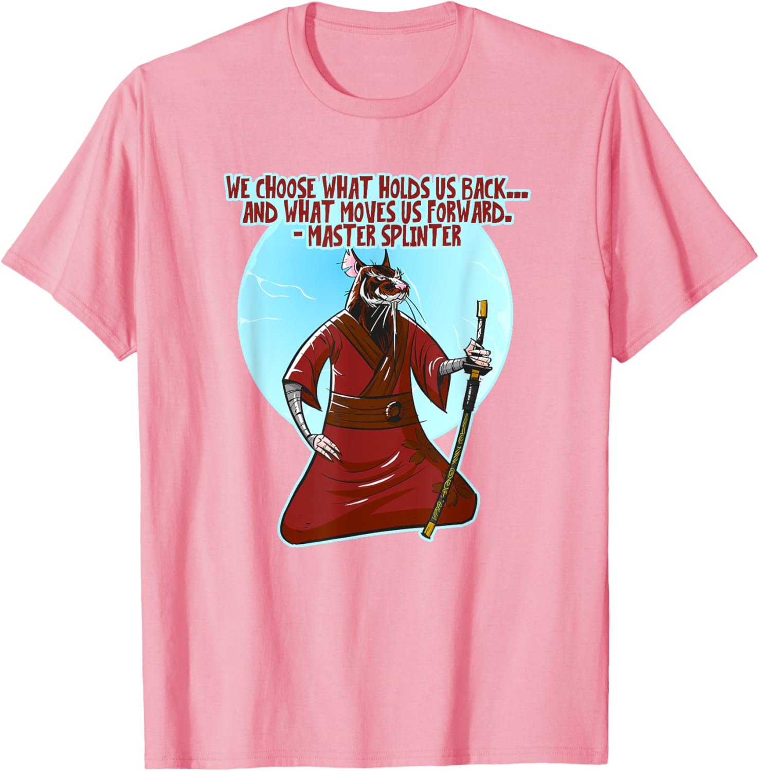 Mademark Teenage Mutant Ninja Turtles Master Splinter Wisdom T-Shirt - 12