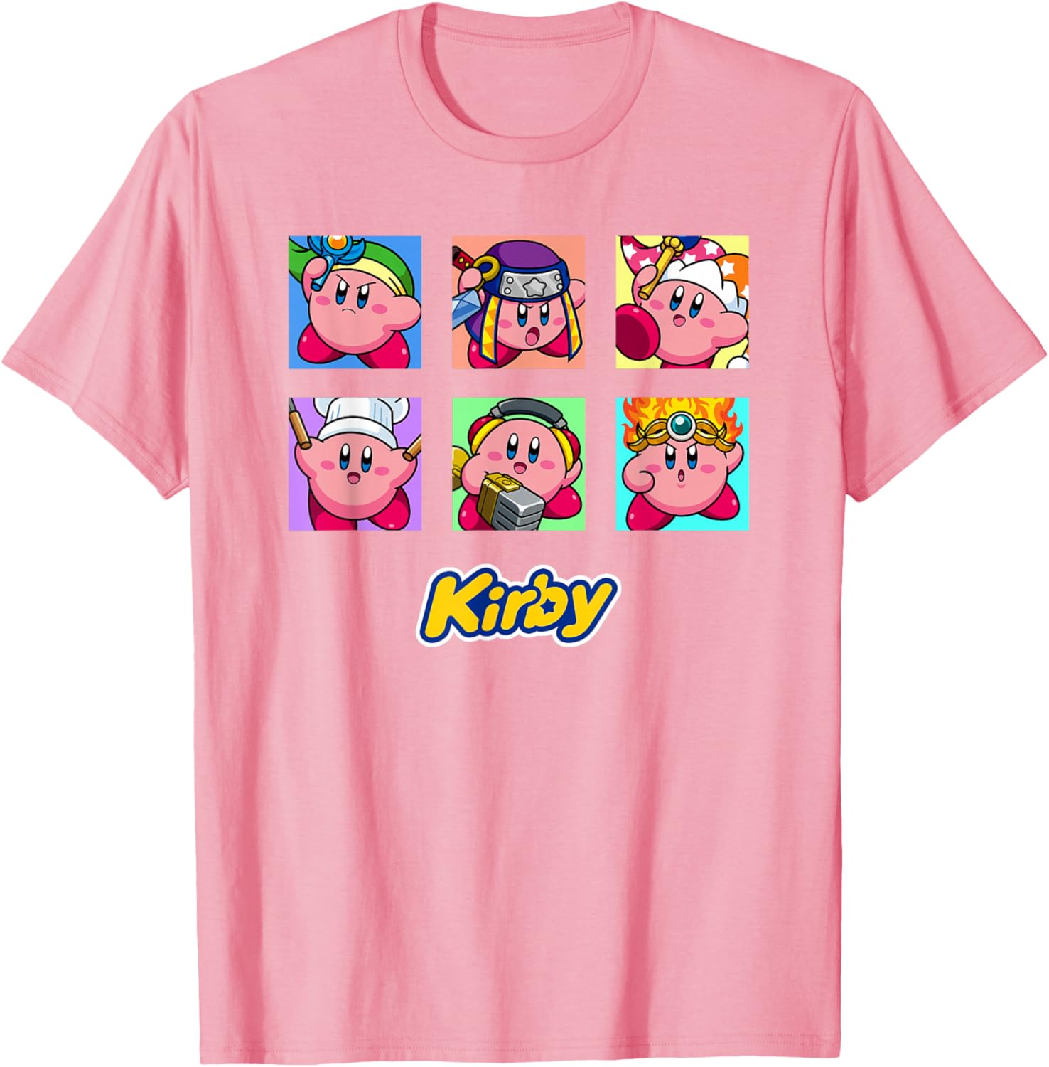 Kirby Selected Abilities Collage Pop Art Full Color T-Shirt for Fans - 17