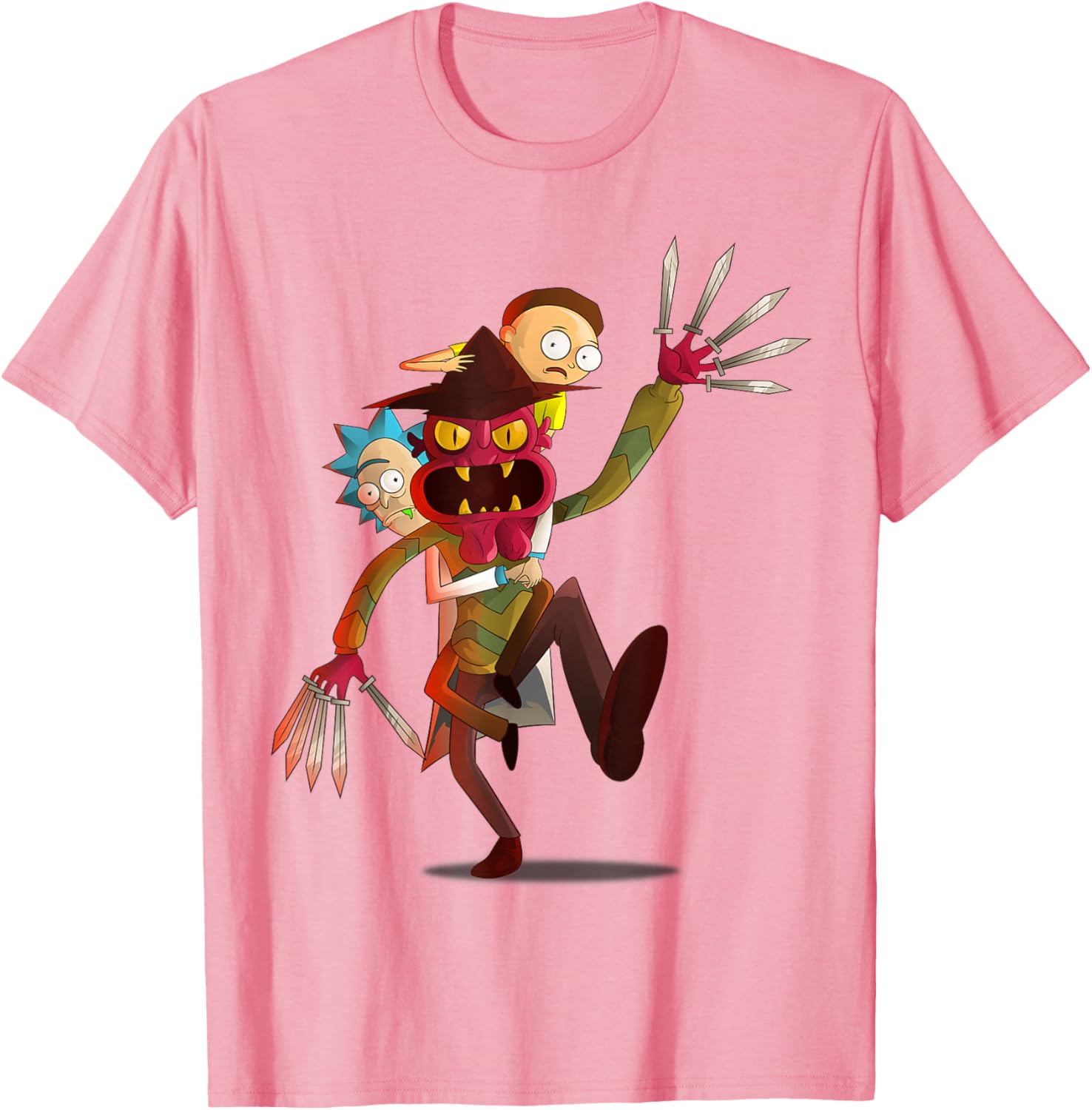 Mademark Rick and Morty Nightmare on Scary Street T-Shirt for Fans - 18