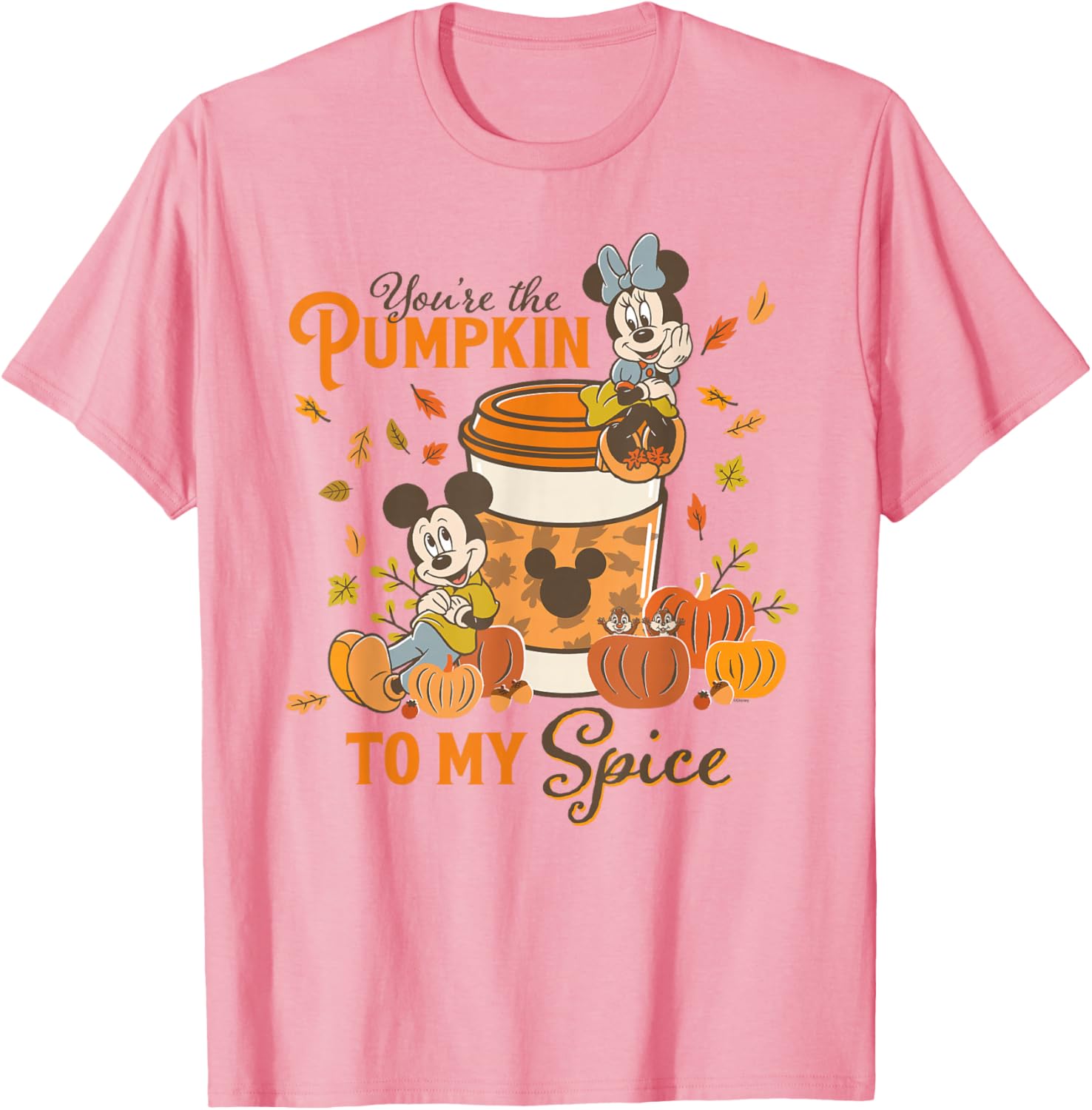 Disney Mickey and Minnie You're The Pumpkin to My Spice Fall T-Shirt - 2