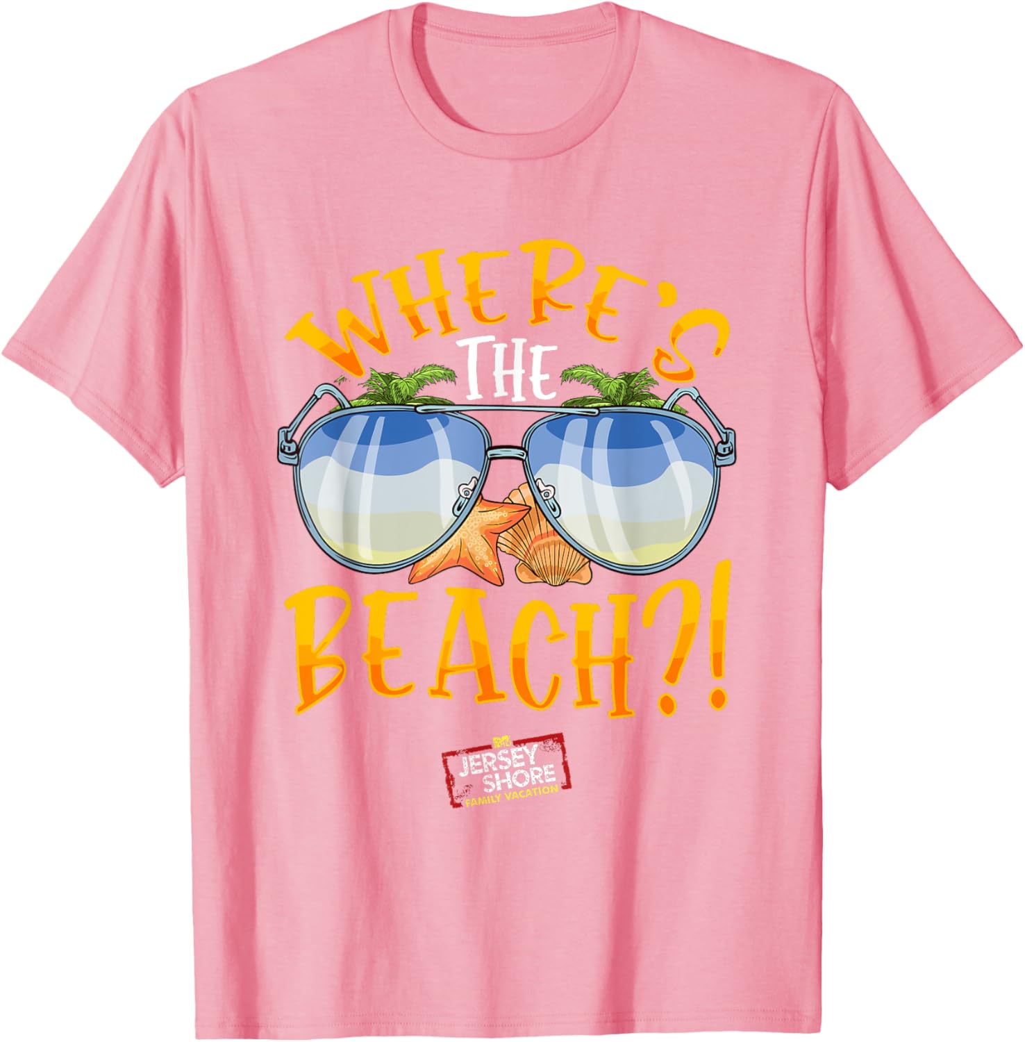 Mademark Jersey Shore Family Vacation Where's The Beach T-Shirt - 8