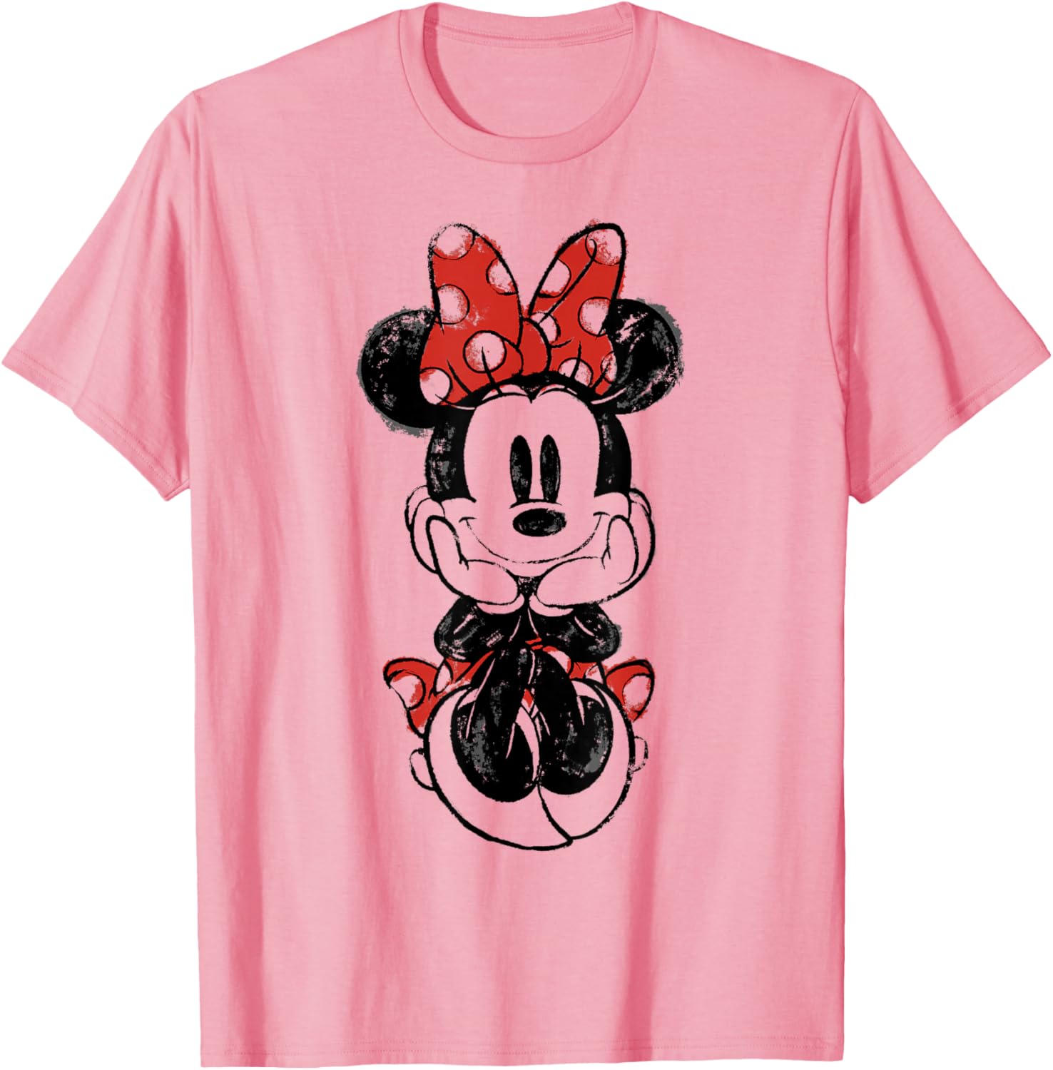 Disney Mickey and Friends Minnie Mouse Doodle T-Shirt for Fun Style - 6