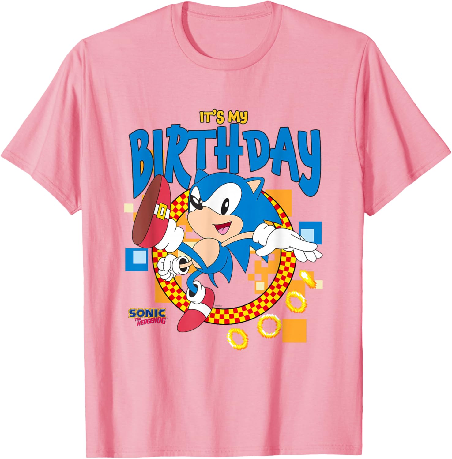 Sonic The Hedgehog Birthday T-Shirt for Fun Celebrations and Parties - 3
