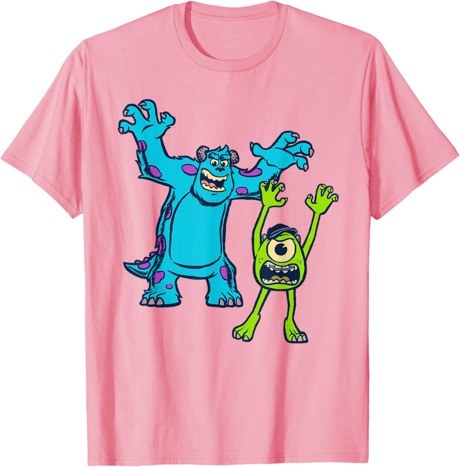 Cute Disney Pixar Monsters University Sulley and Mike T-Shirt for Kids - 11
