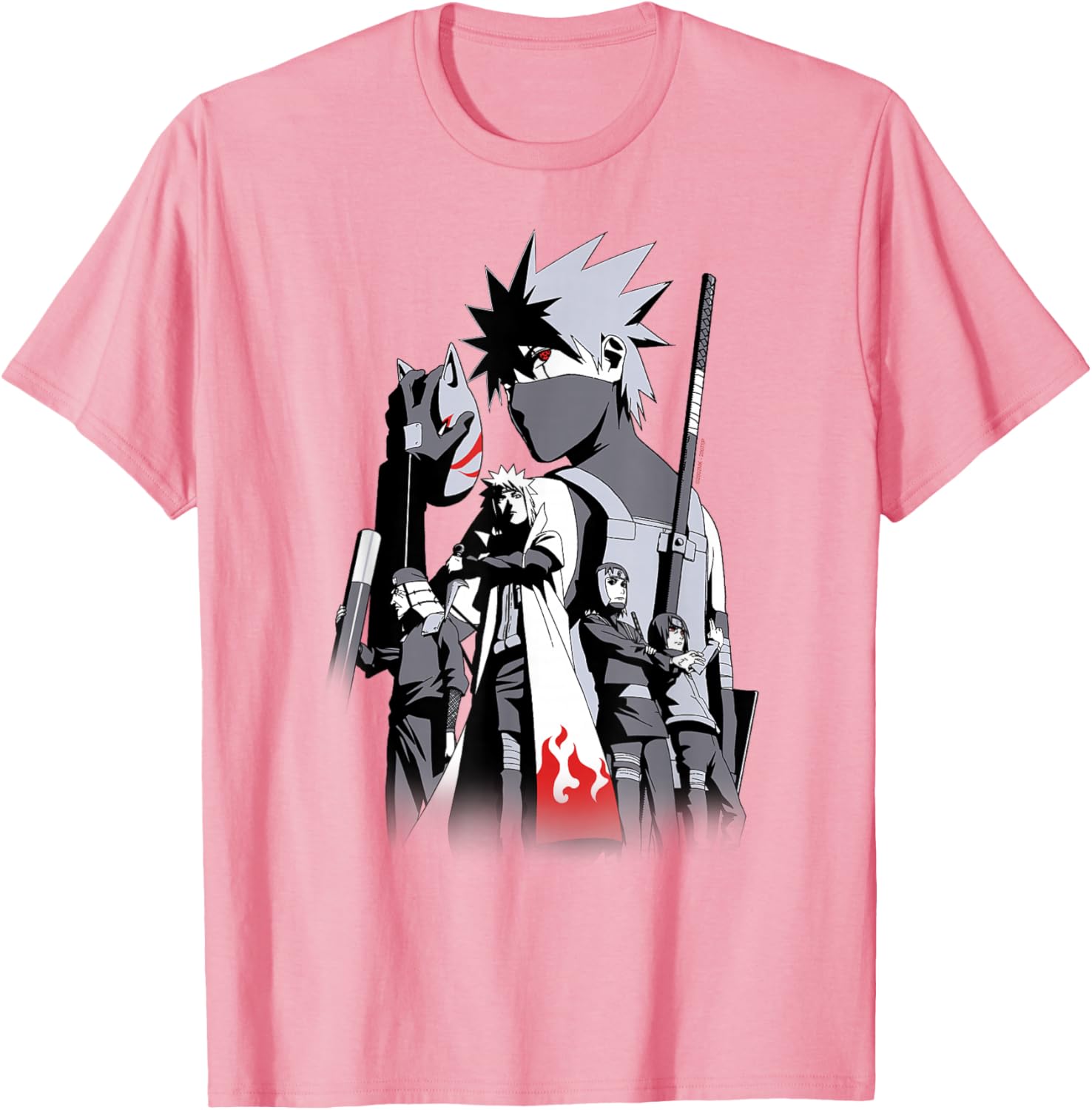 Naruto Shippuden Kakashi Story Limited Edition Colorful T-Shirt - 10