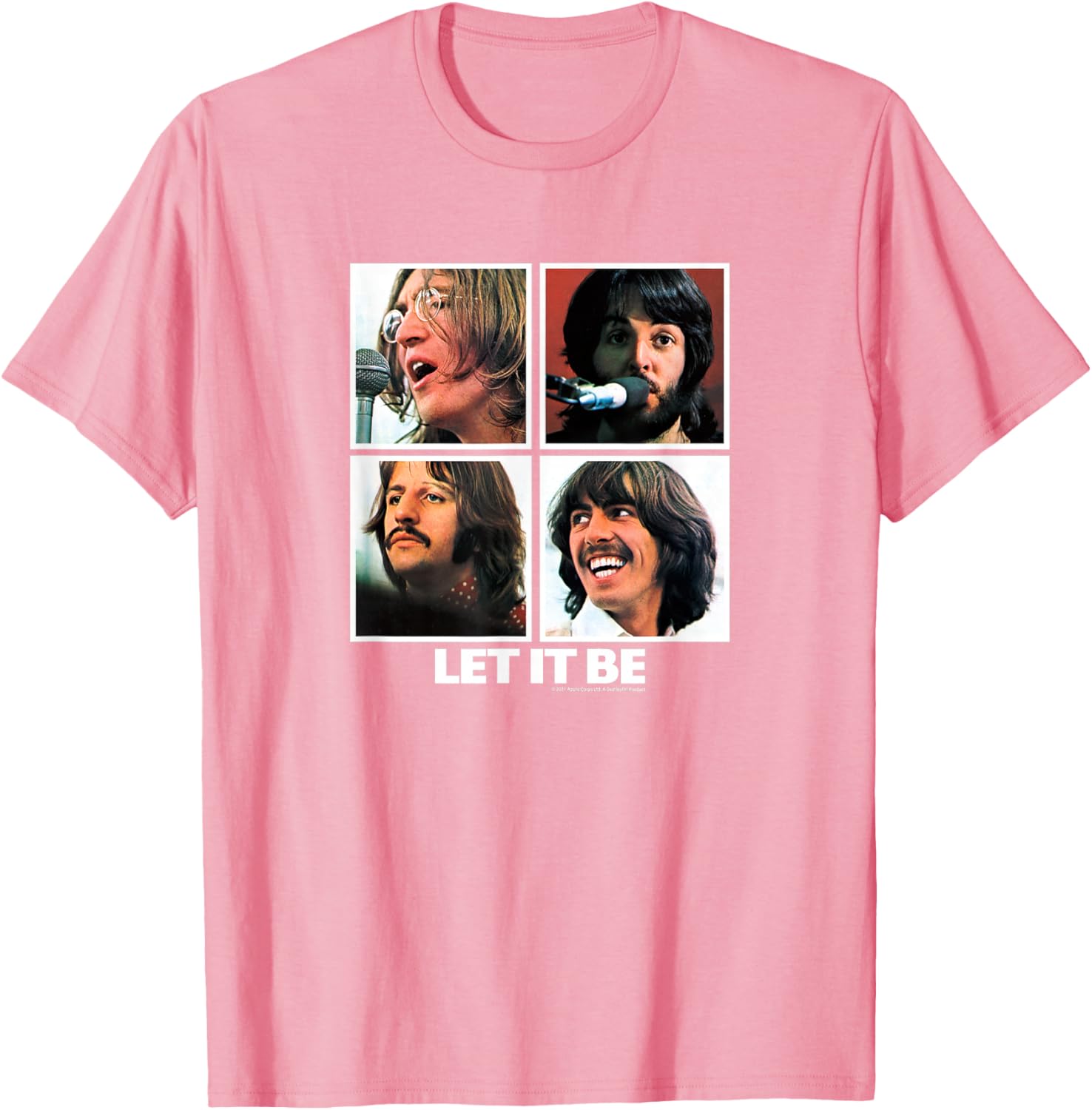 The Beatles Let it Be Square T-Shirt for Music Lovers and Fans - 4