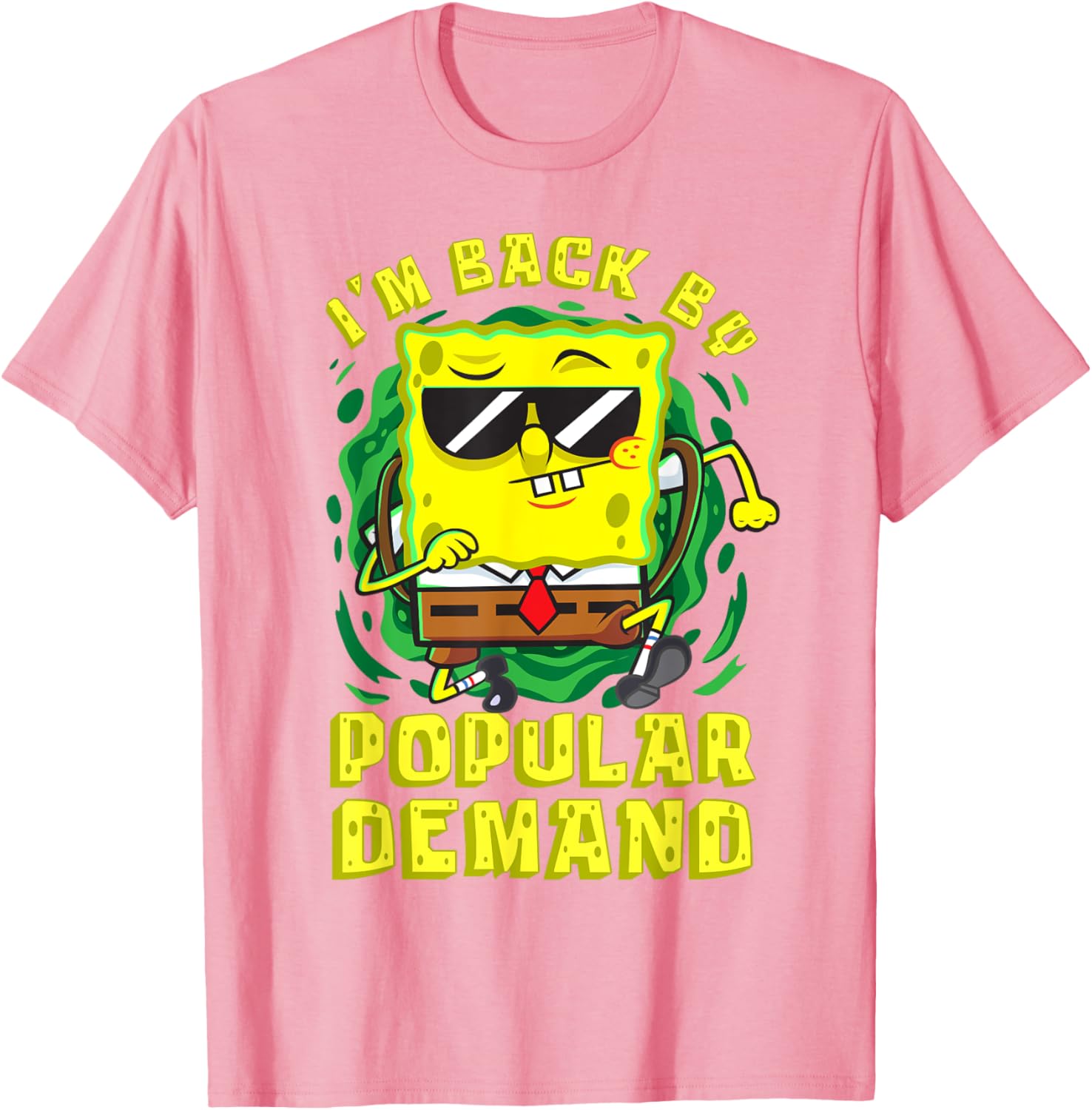 Mademark SpongeBob Im Back T-Shirt for School Fun Trending Apparel - 1