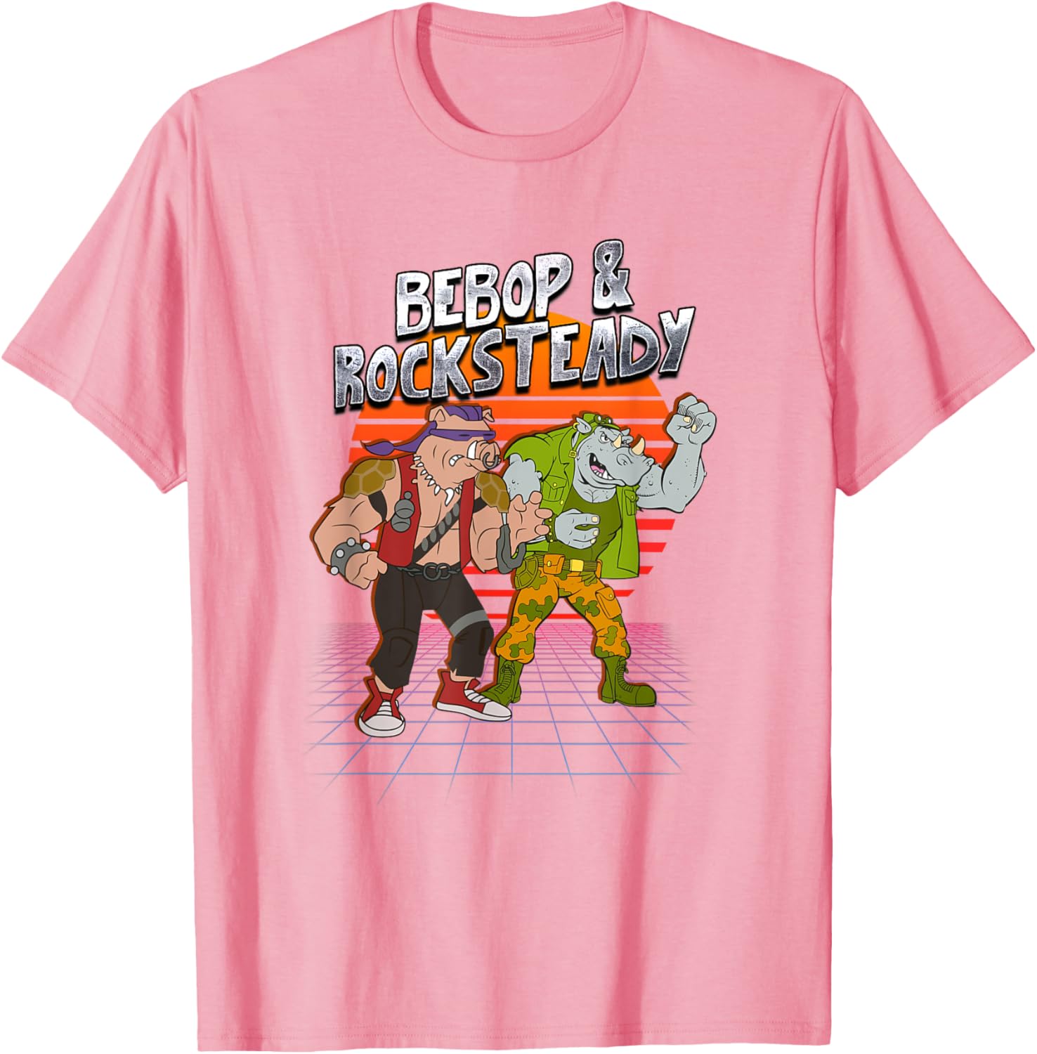 Mademark x TMNT Bebop and Rocksteady Retro Style T-Shirt for Fun Fashion - 13