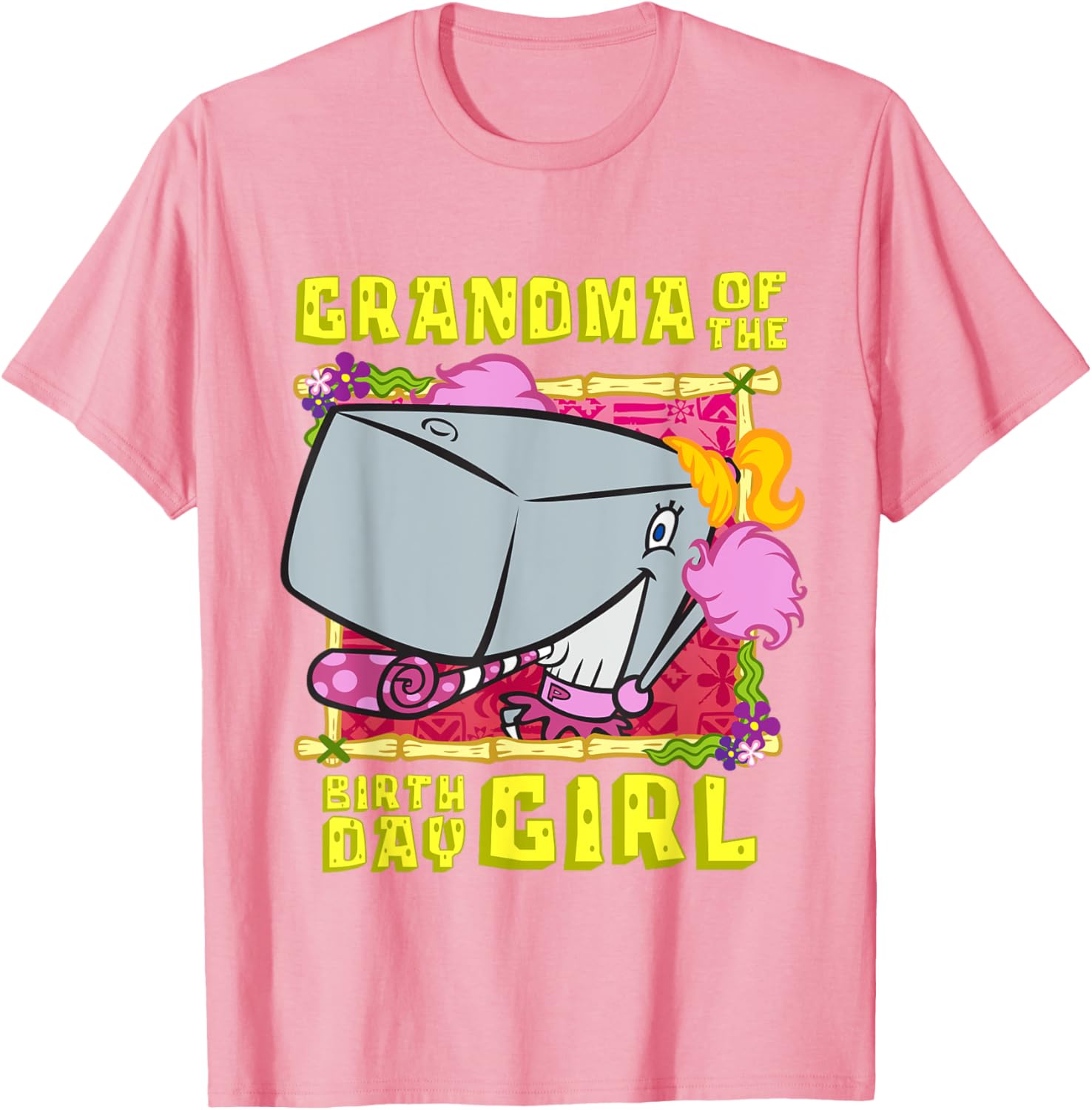 SpongeBob Pearl Grandma T-Shirt for Birthday Girls - Fun Grandmother Gift - 10