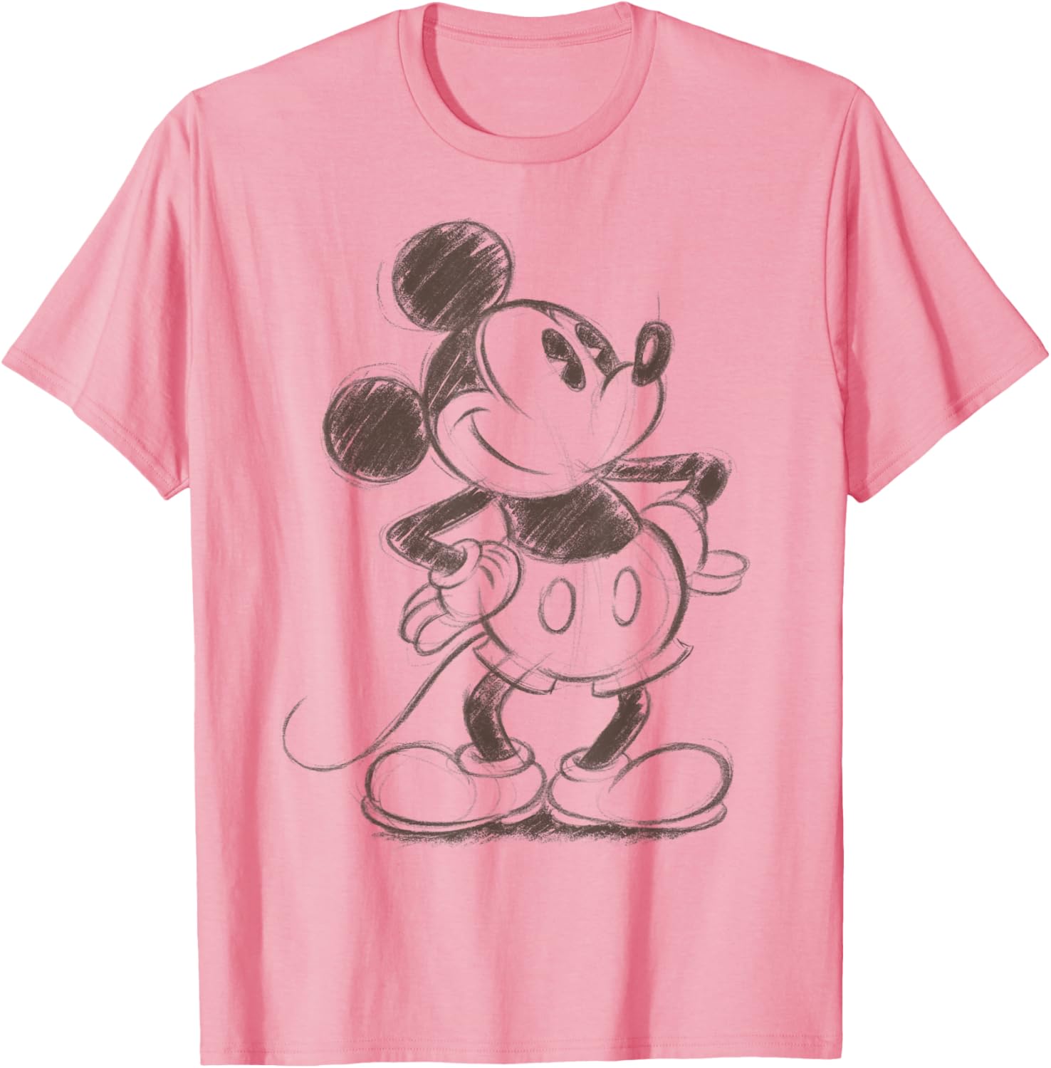 Mickey Mouse Sketch Portrait T-Shirt for Disney Fans and Collectors - 4