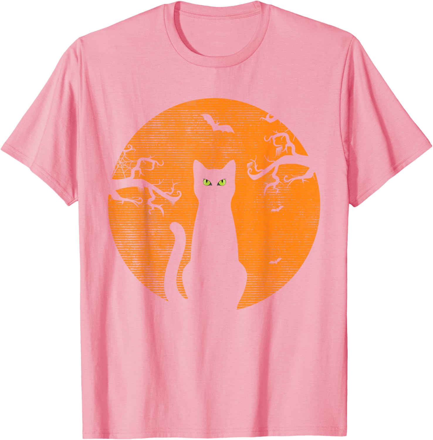 Vintage Scary Christmas Cat T-Shirt Retro Black Cat Moon Design - 11