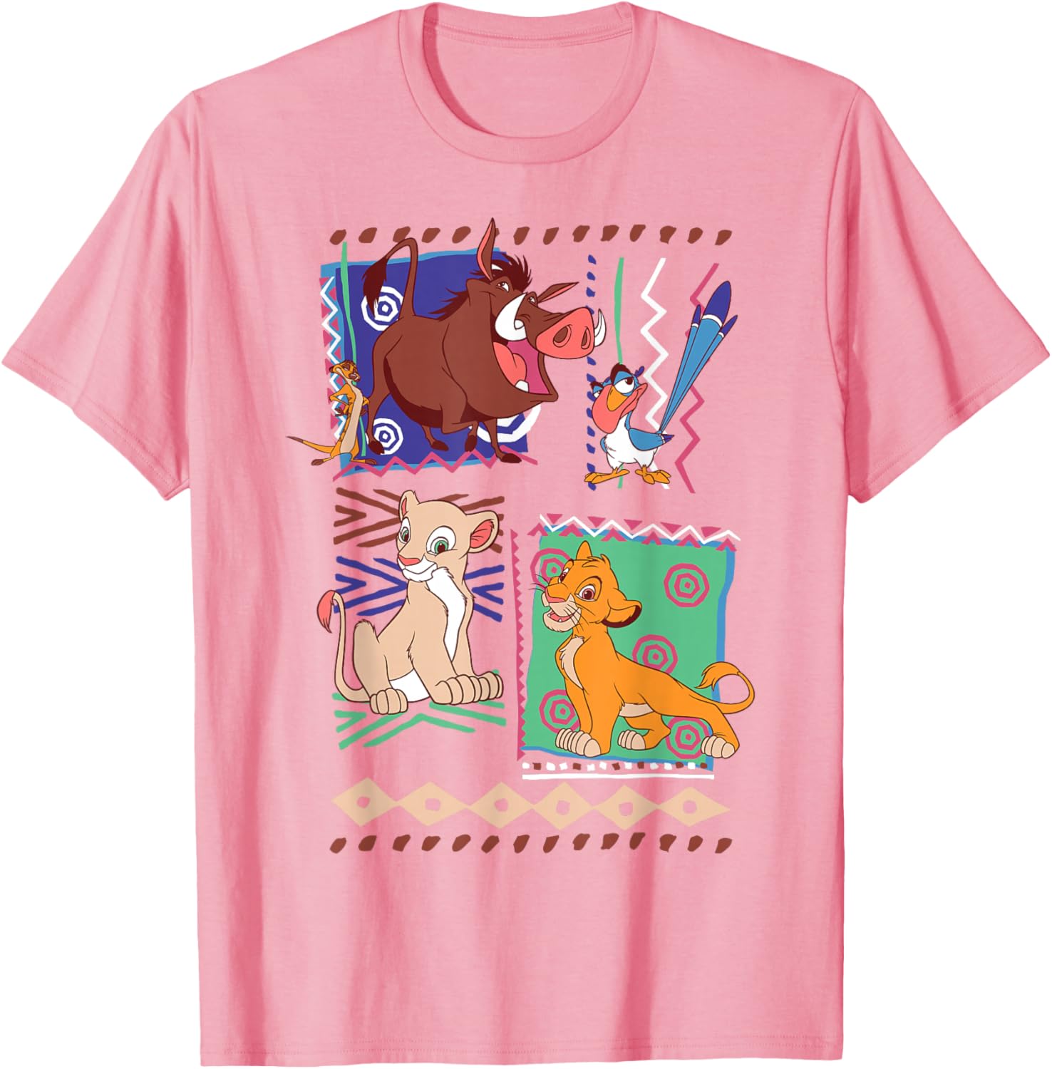 Disney Lion King Simba and Timon Graphic T-Shirt for Fans and Collectors - 6