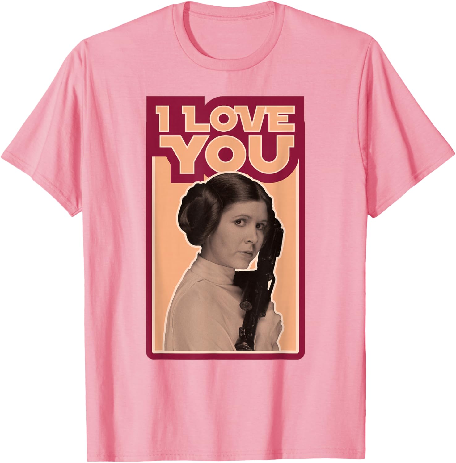 Star Wars Valentine's Day Princess Leia I Love You Vintage T-Shirt - 11