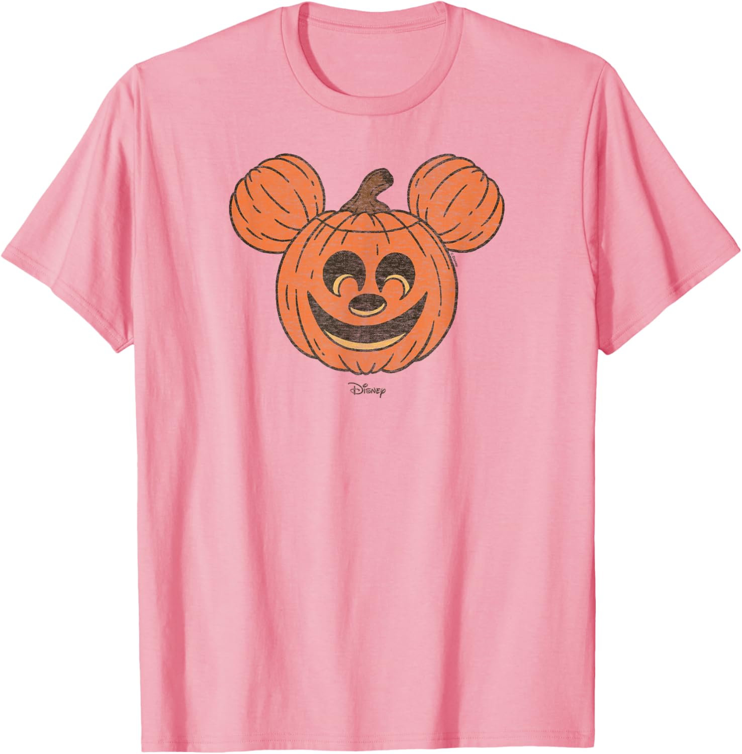 Mickey Mouse Halloween Pumpkin Face T-Shirt for Fun Fall Celebrations - 5