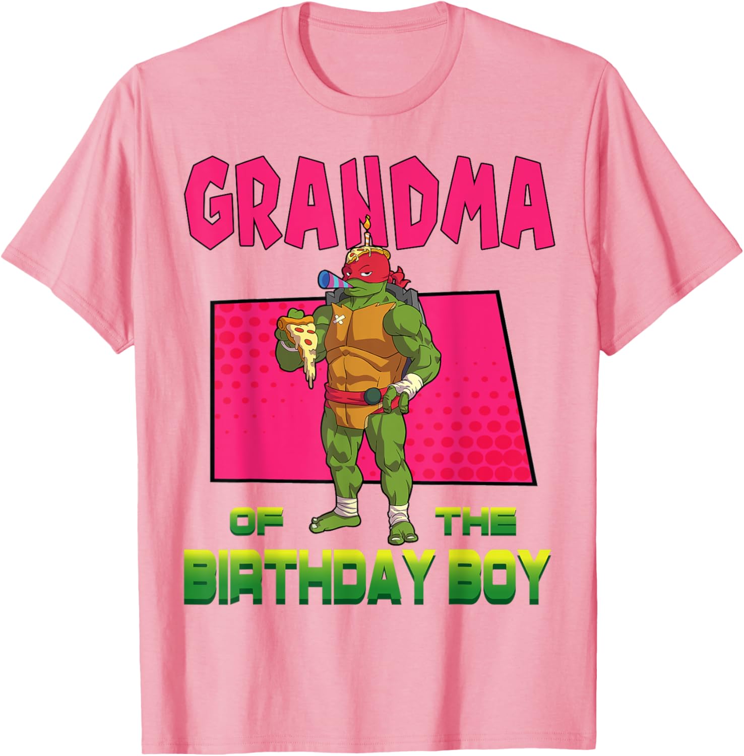 Mademark Raphael Birthday Boy Pizza Party T-Shirt for Kids - 5