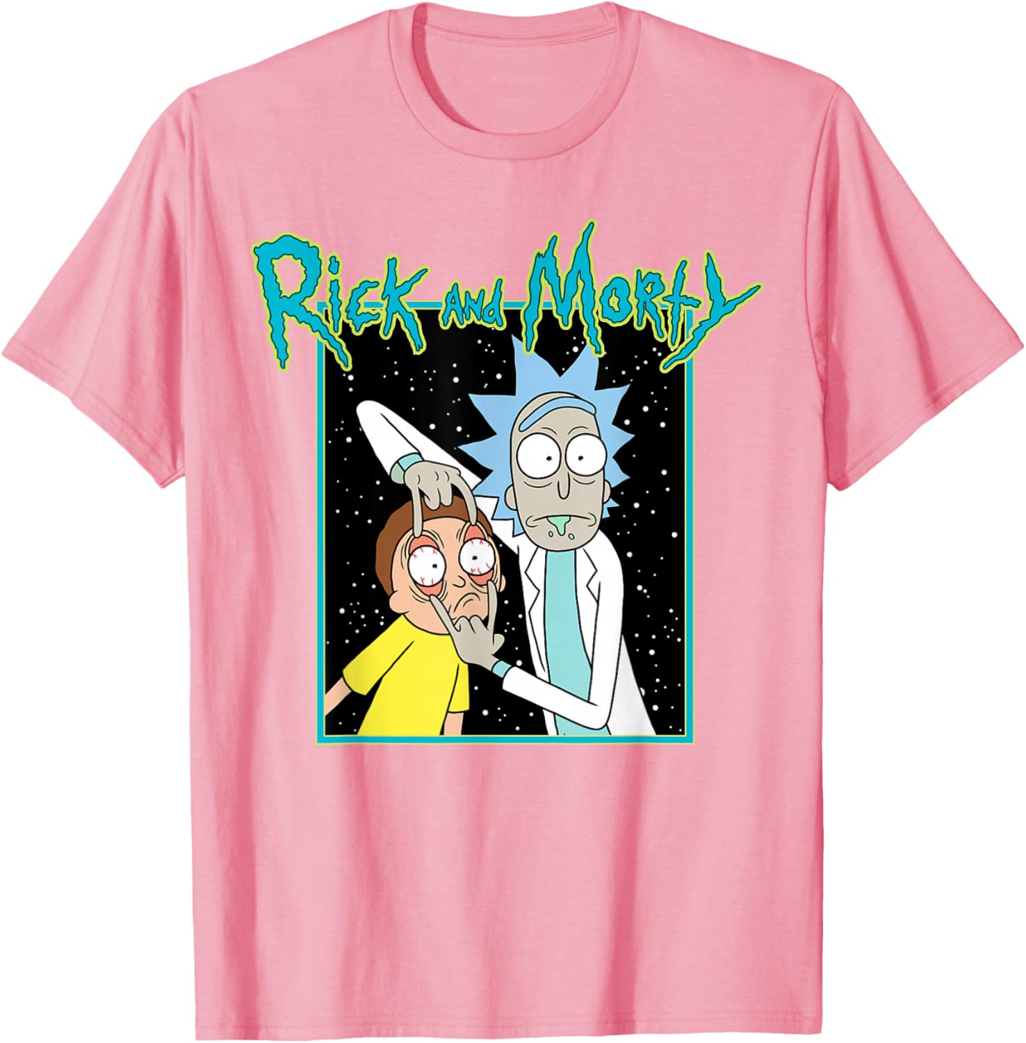 Rick and Morty Space Look Morty T-Shirt for Trendy Cartoon Style - 5