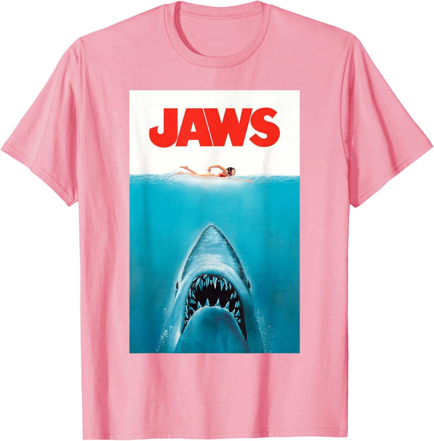 Jaws 50th Anniversary Classic T-Shirt with Front and Back Artwork - 2