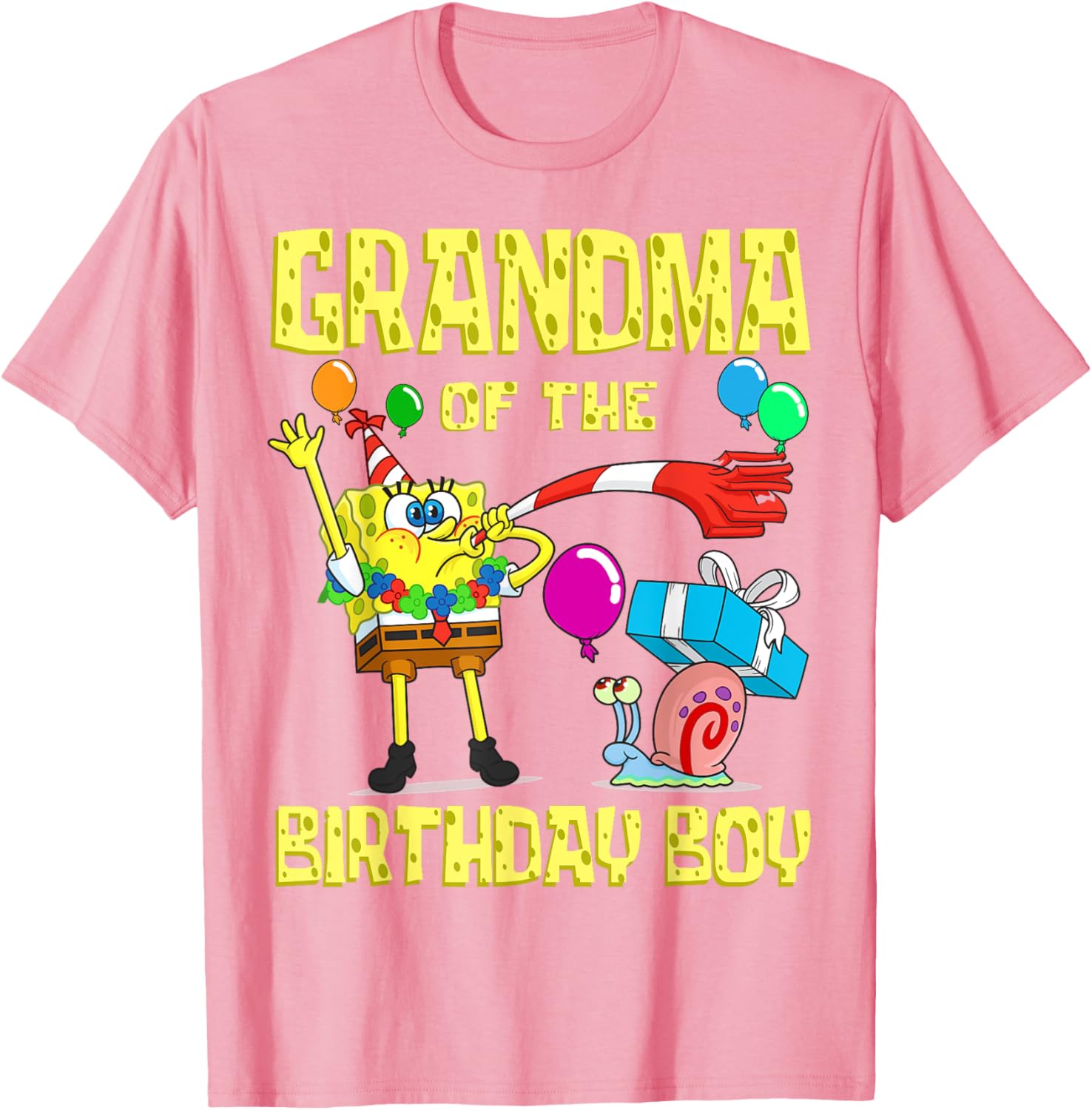 SpongeBob Grandma of the Birthday Boy T-Shirt Fun Party Apparel - 16