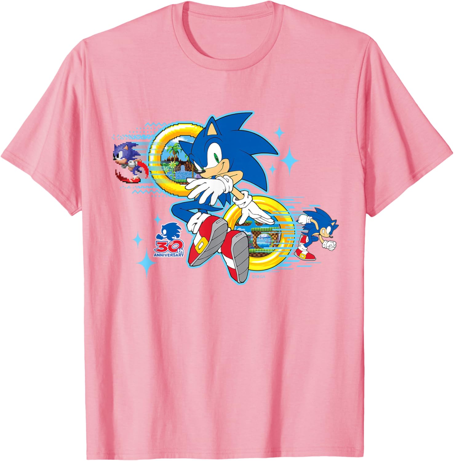 Sonic the Hedgehog 30th Anniversary Short Sleeve Tee for Fans - 21
