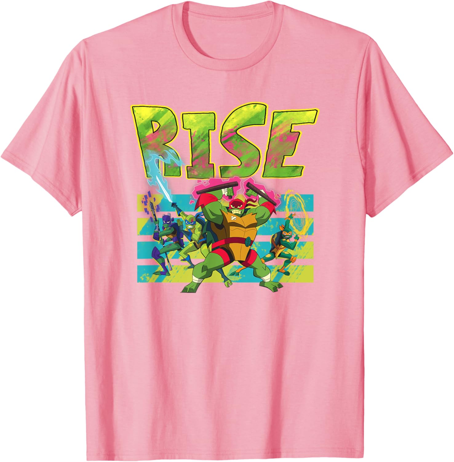 Mademark Teenage Mutant Ninja Turtles Splatter Paint T-Shirt for Fans - 20