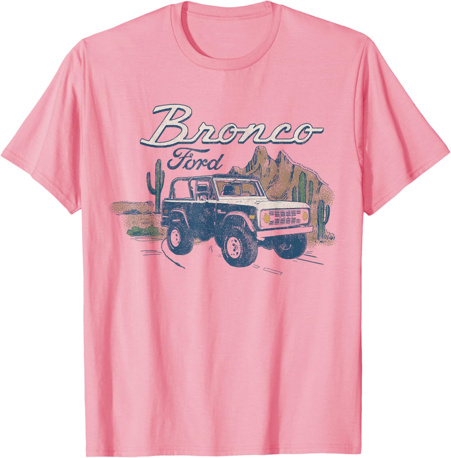 Ford Bronco SUV Outdoor Desert Landscape T-Shirt for Adventure Lovers - 3